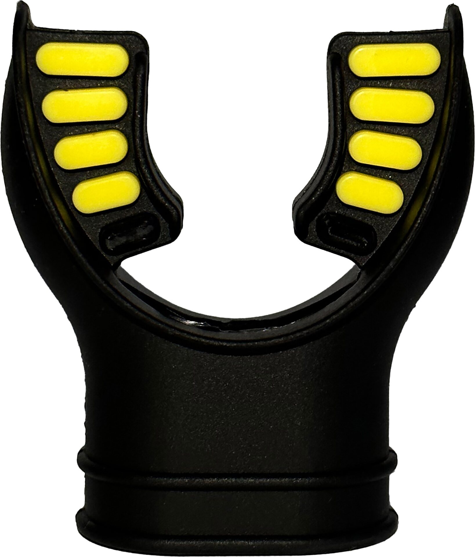 Cressi Silicone Mouthpiece Two Tone Black / Yellow