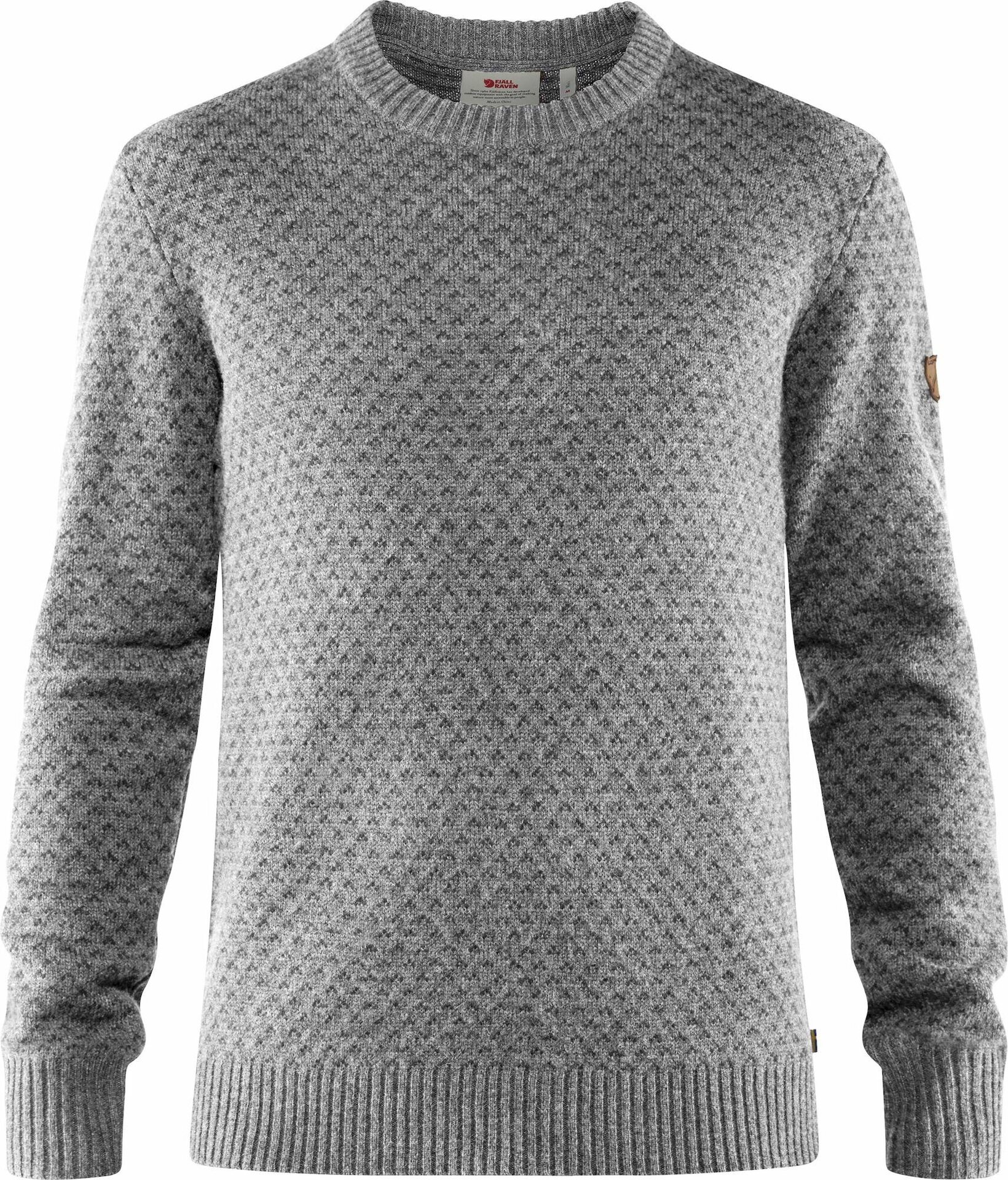 Fjällräven Övik Nordic Sweater Mens Grey (020)