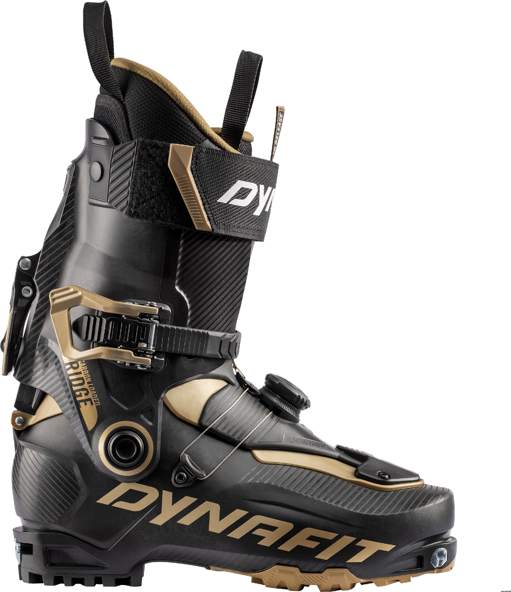 Dynafit Ridge Pro Boot Mens Black Out / Gold