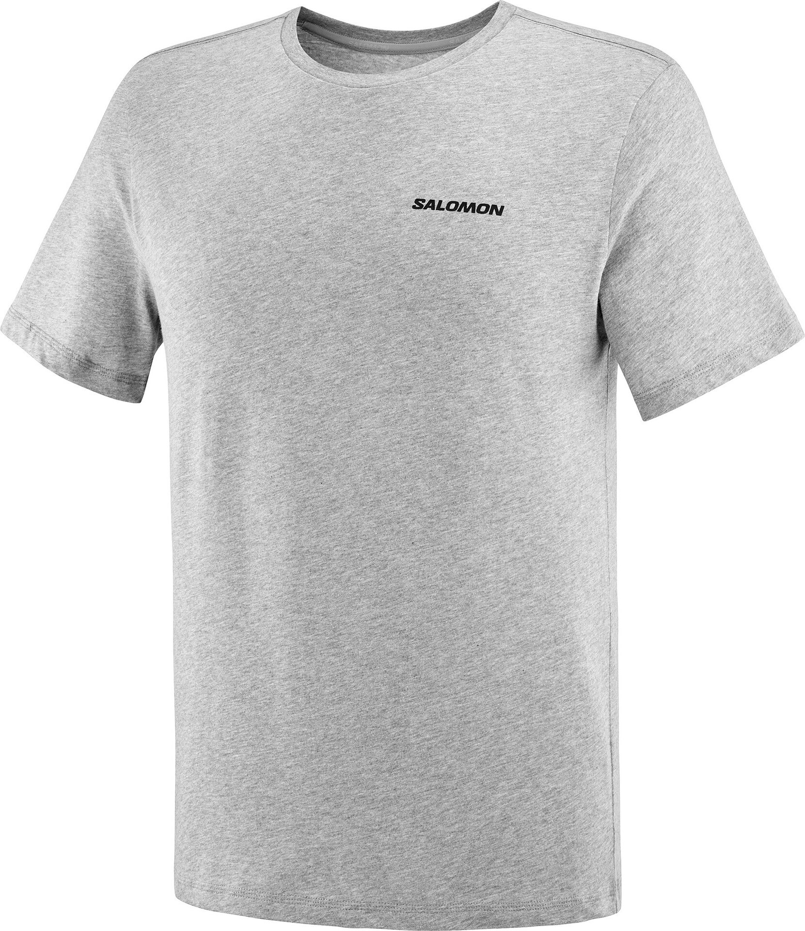 Salomon Graphic Perf Short Sleeve Tee Mens Heather Grey