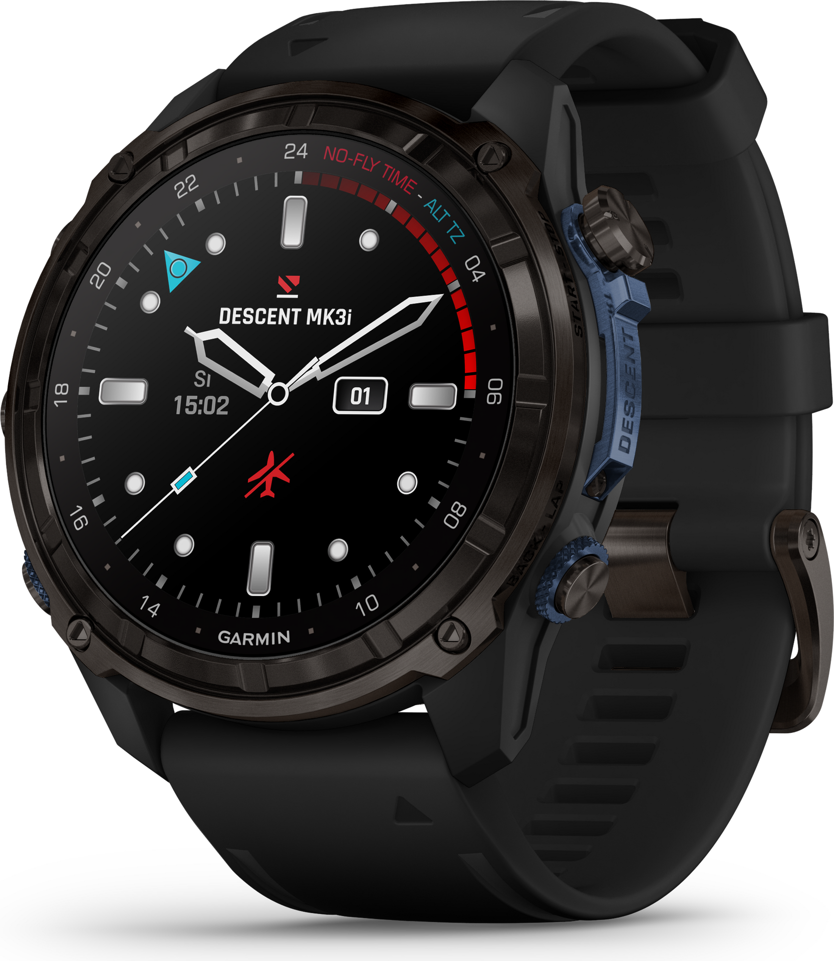 Garmin Descent Mk3i - 51 mm Carbon Gray DLC Ti/Black