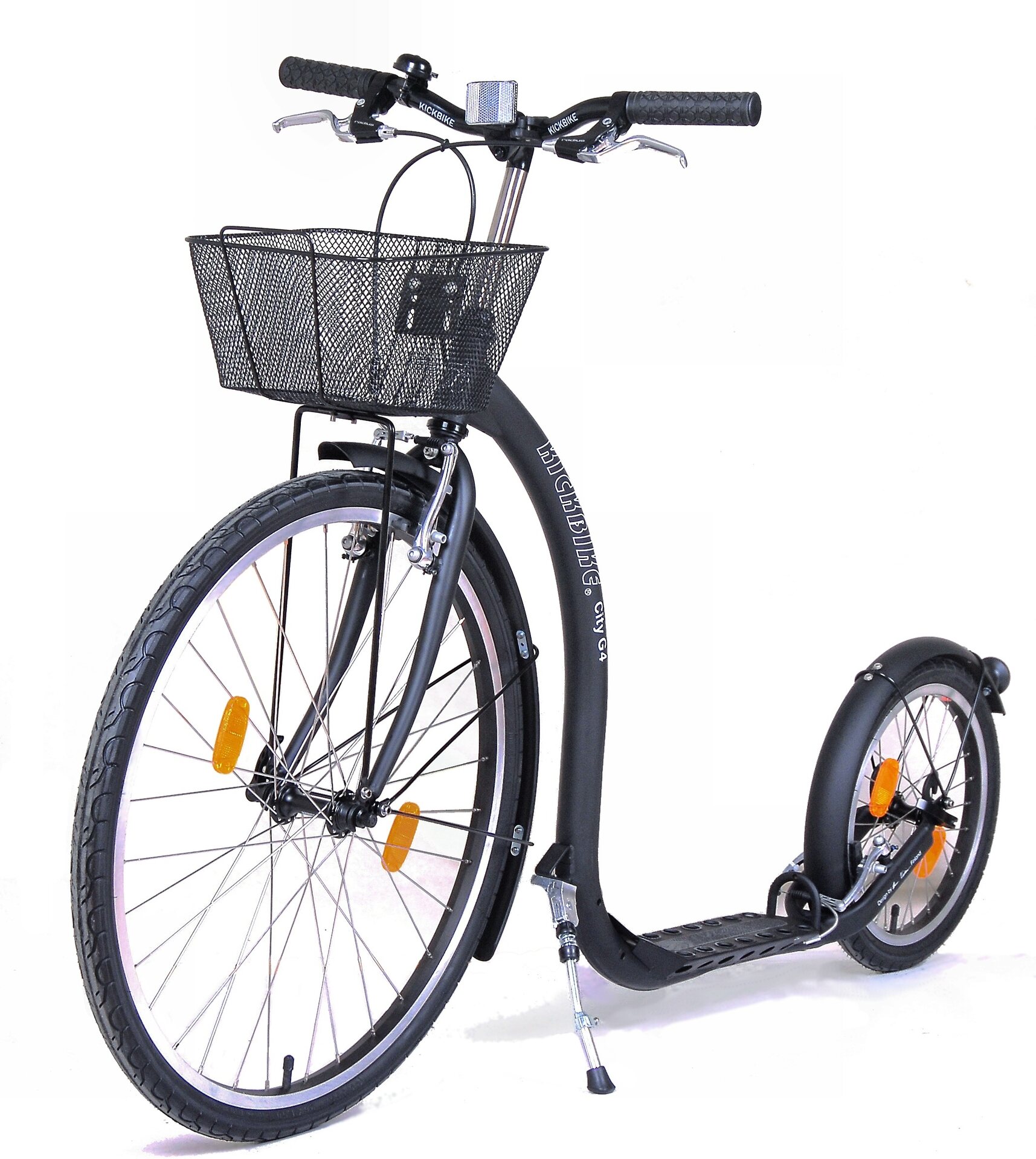 Kickbike City G4 Mat zwart