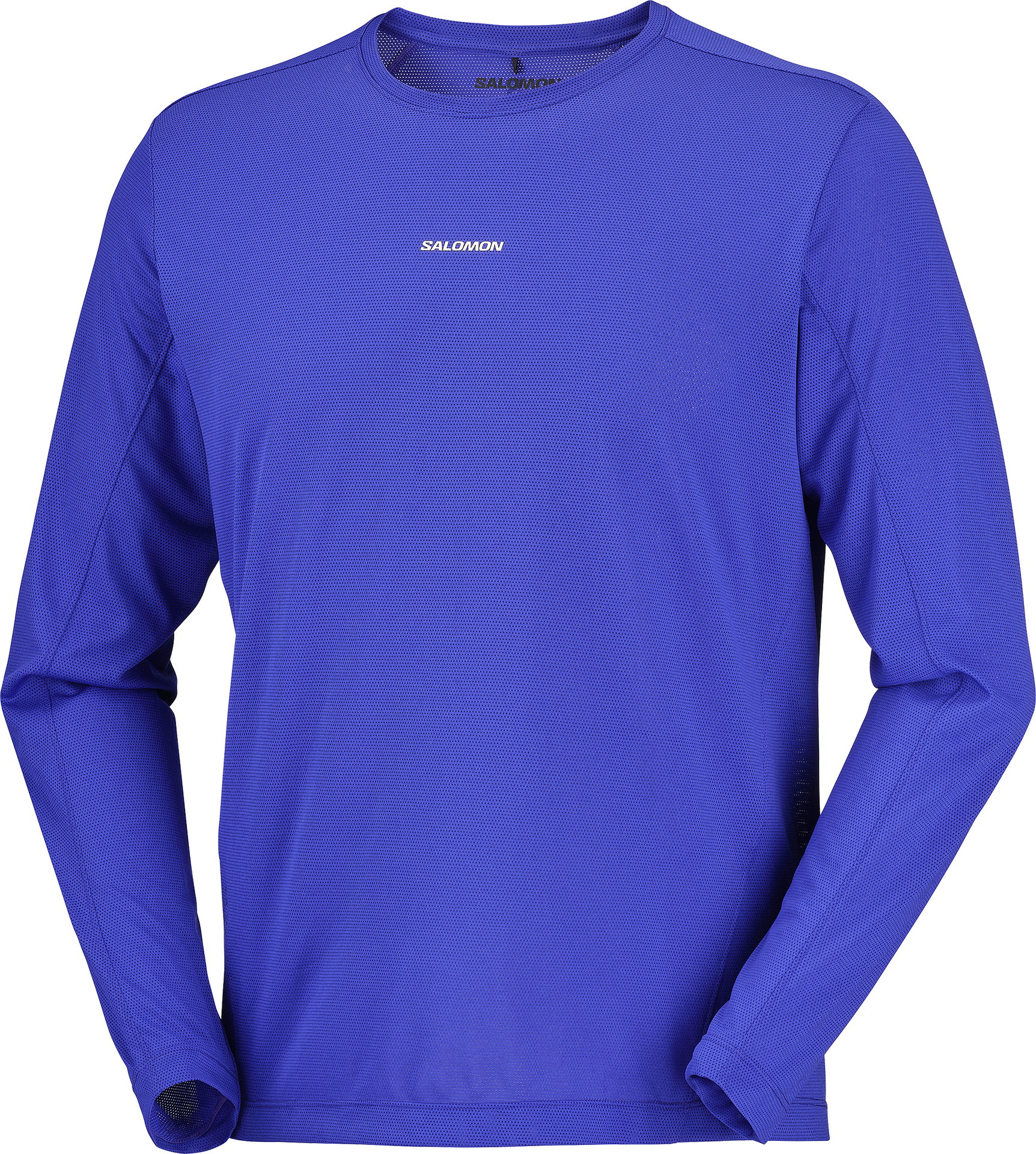 Salomon SHKout Core Long Sleeve Tee Mens Clemantis Blue