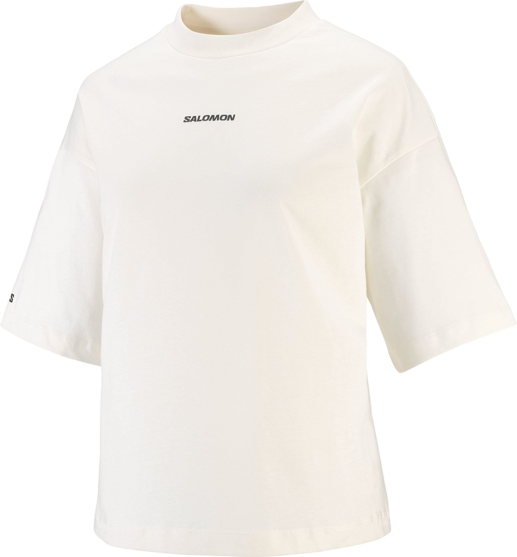Salomon Logo Short Sleeve Tee Womens Whisper White