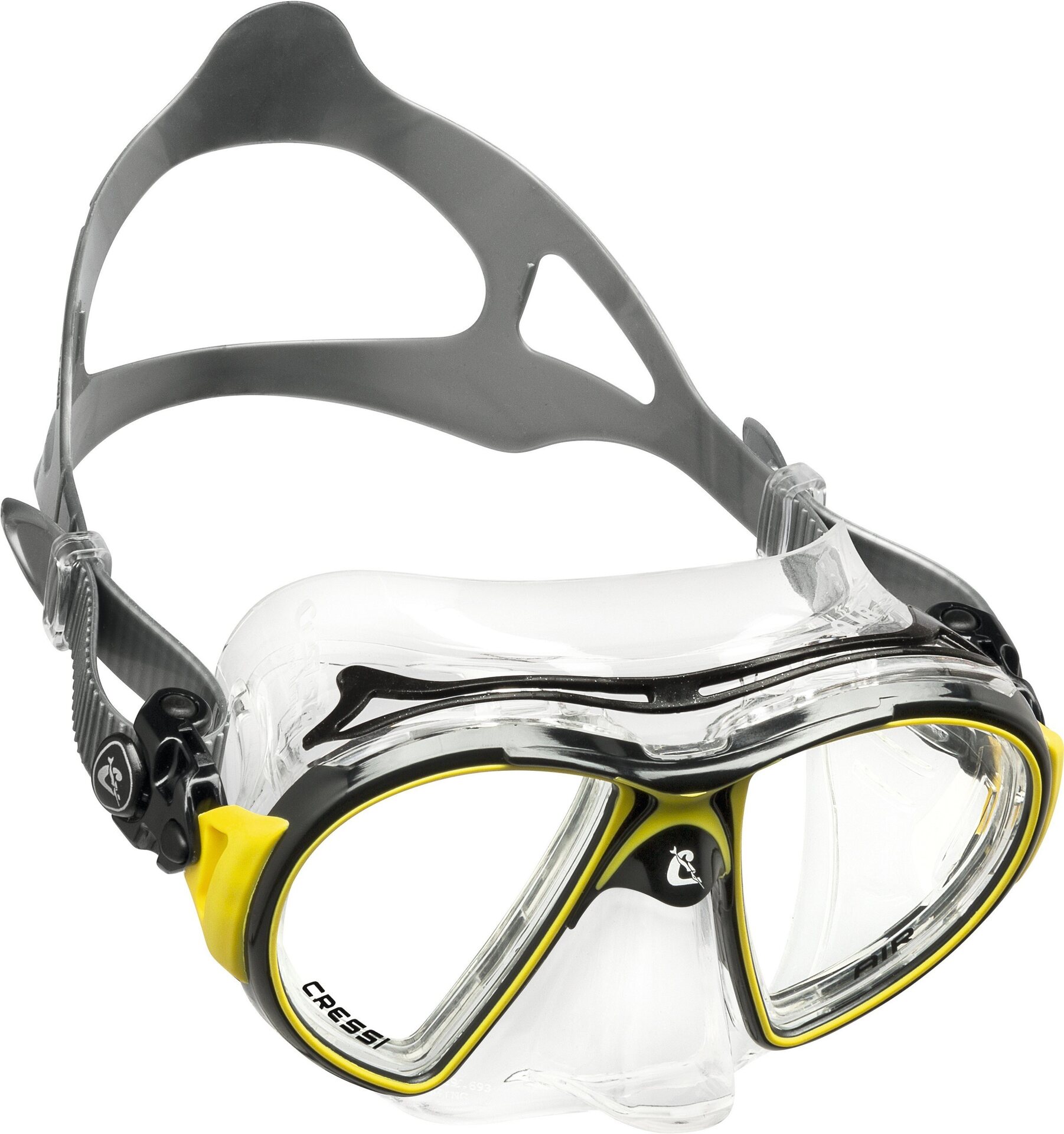Cressi Air Crystal Clear/Black/Yellow