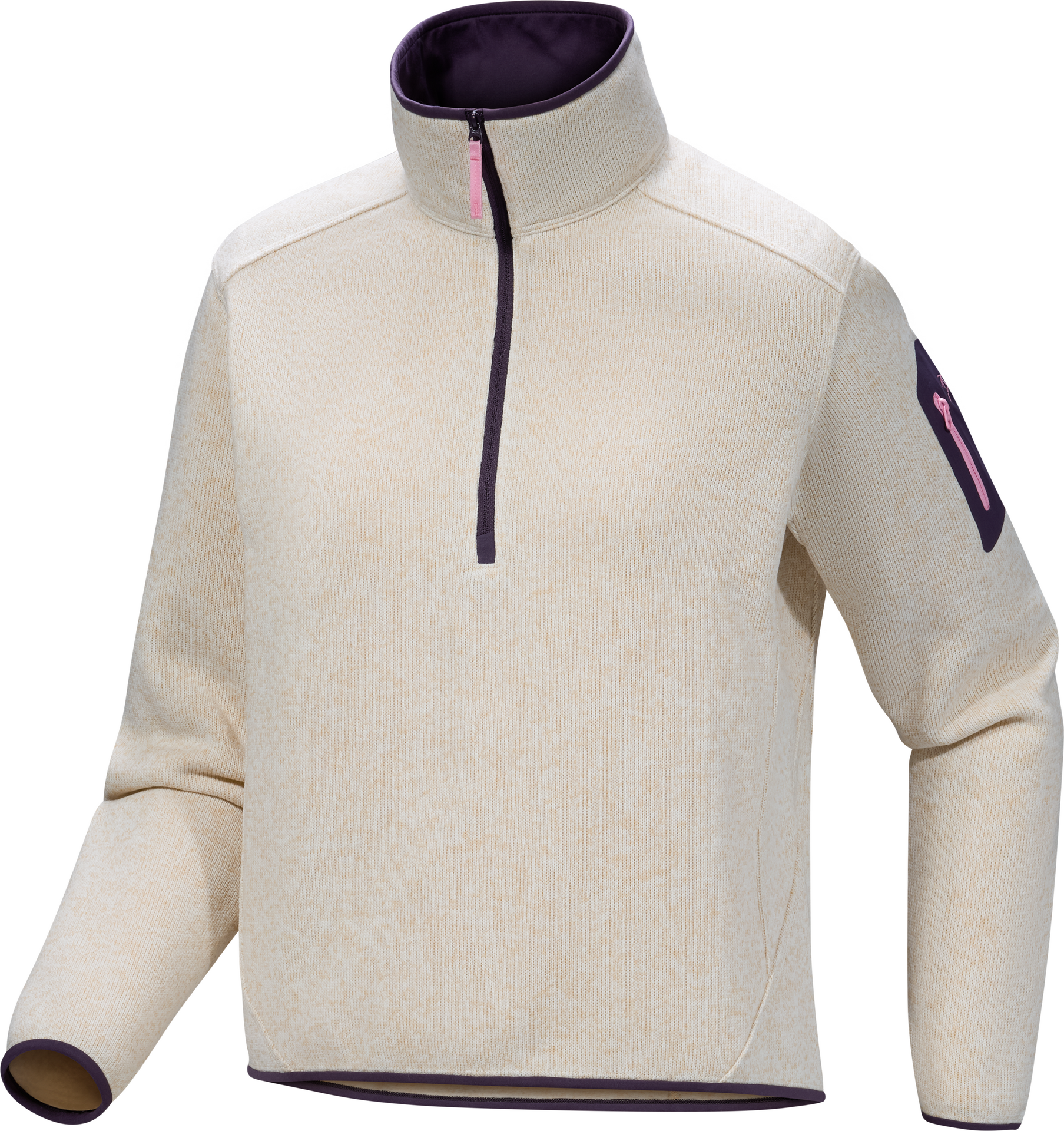 Arc'teryx Covert Zip Neck Womens Cosmic Bloom Heather