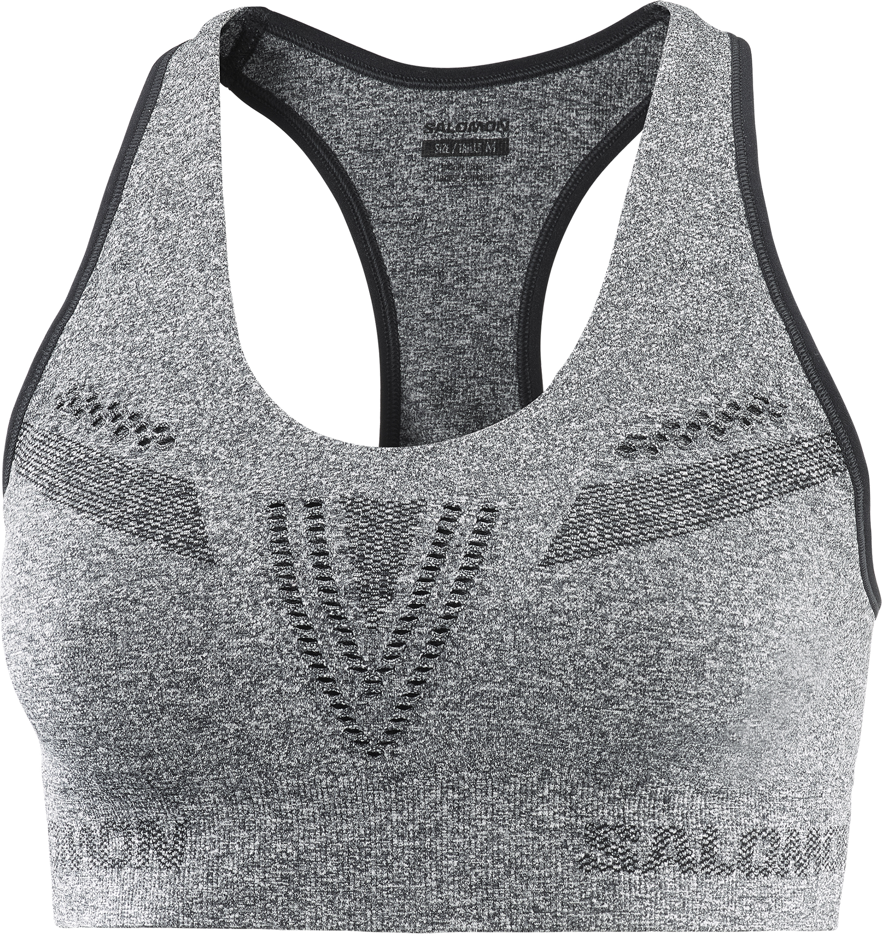 Salomon Elevate Move'on Bra Womens Deep Black/Heather