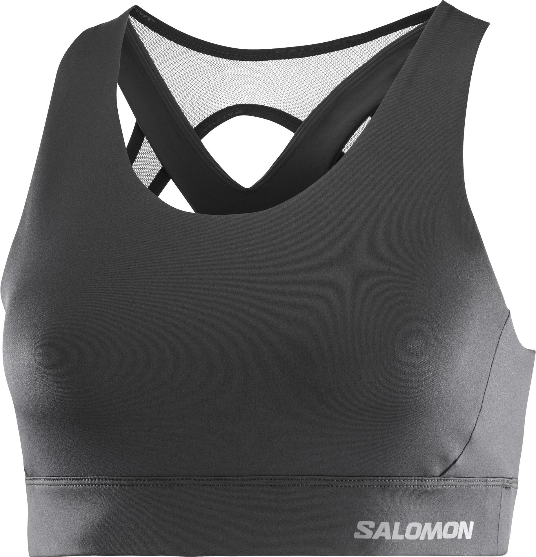 Salomon Cross Run Bra Womens Deep Black