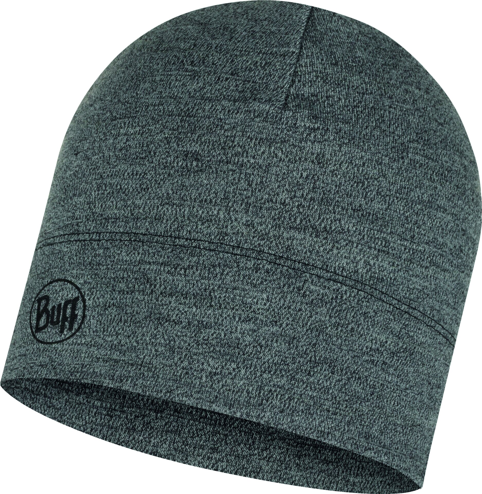 Buff Midweight Merino Wool Hat Light Grey Melange