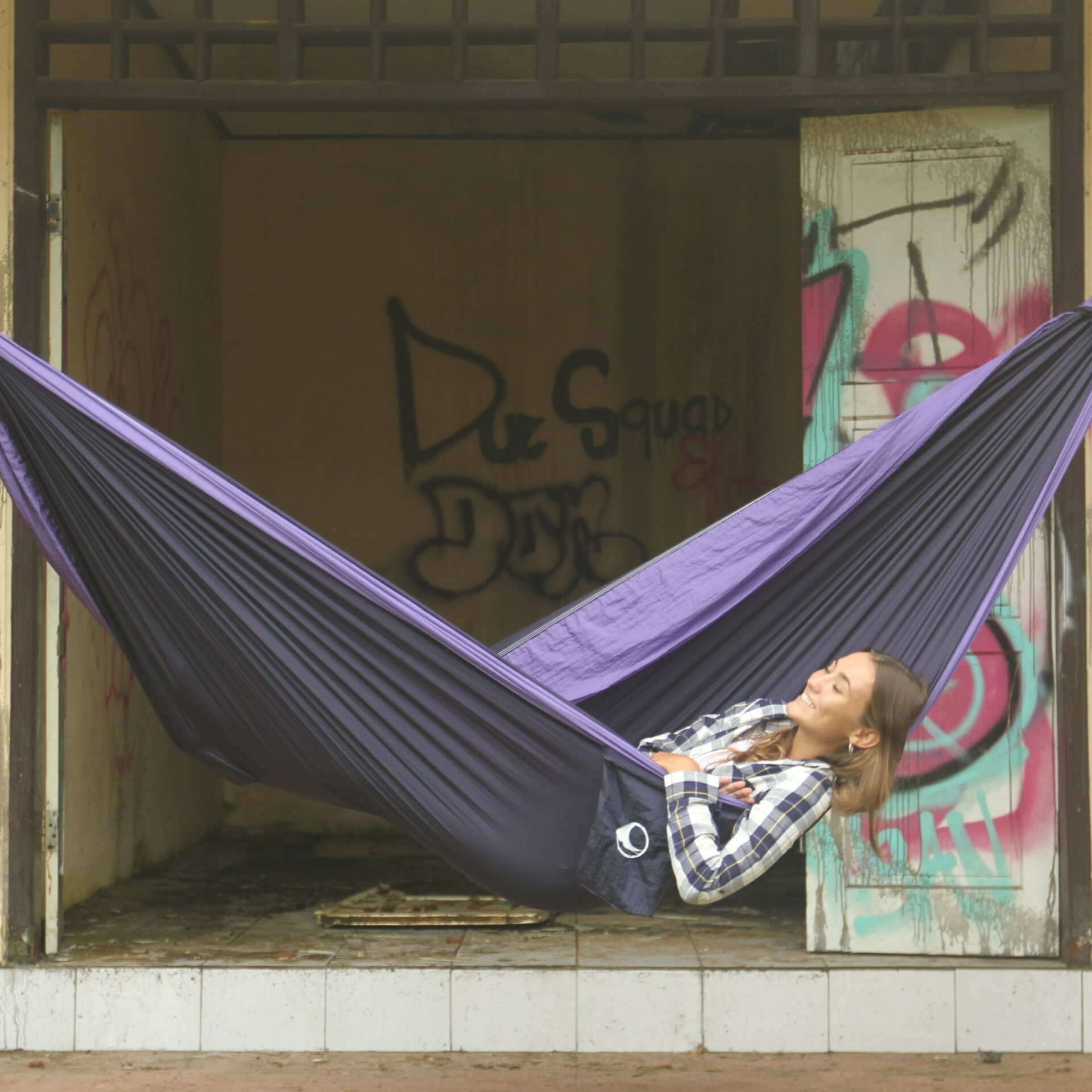 Ticket To The Moon MoonHammock KingSize NavyBlue / Purple