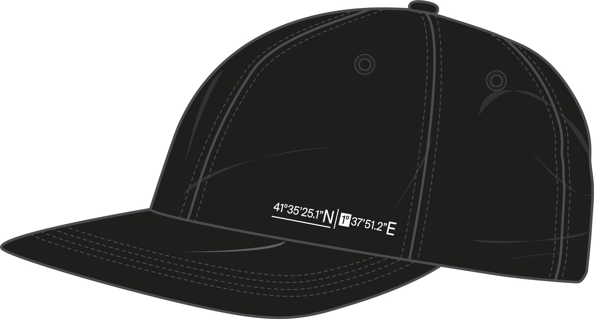 Buff Pack Baseball Cap Solid Black