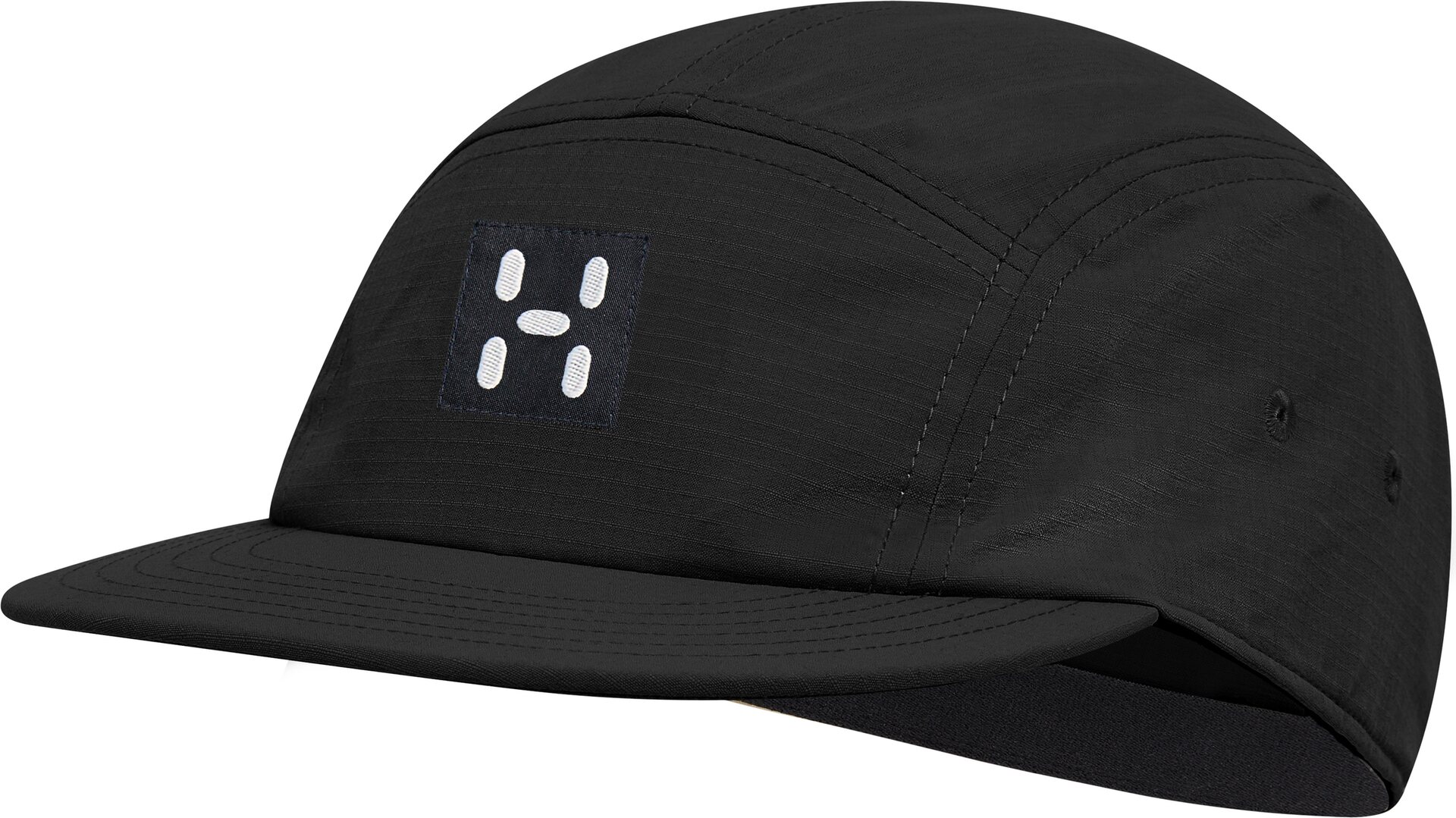 Haglöfs Brand Five Panel Cap True Black Solid