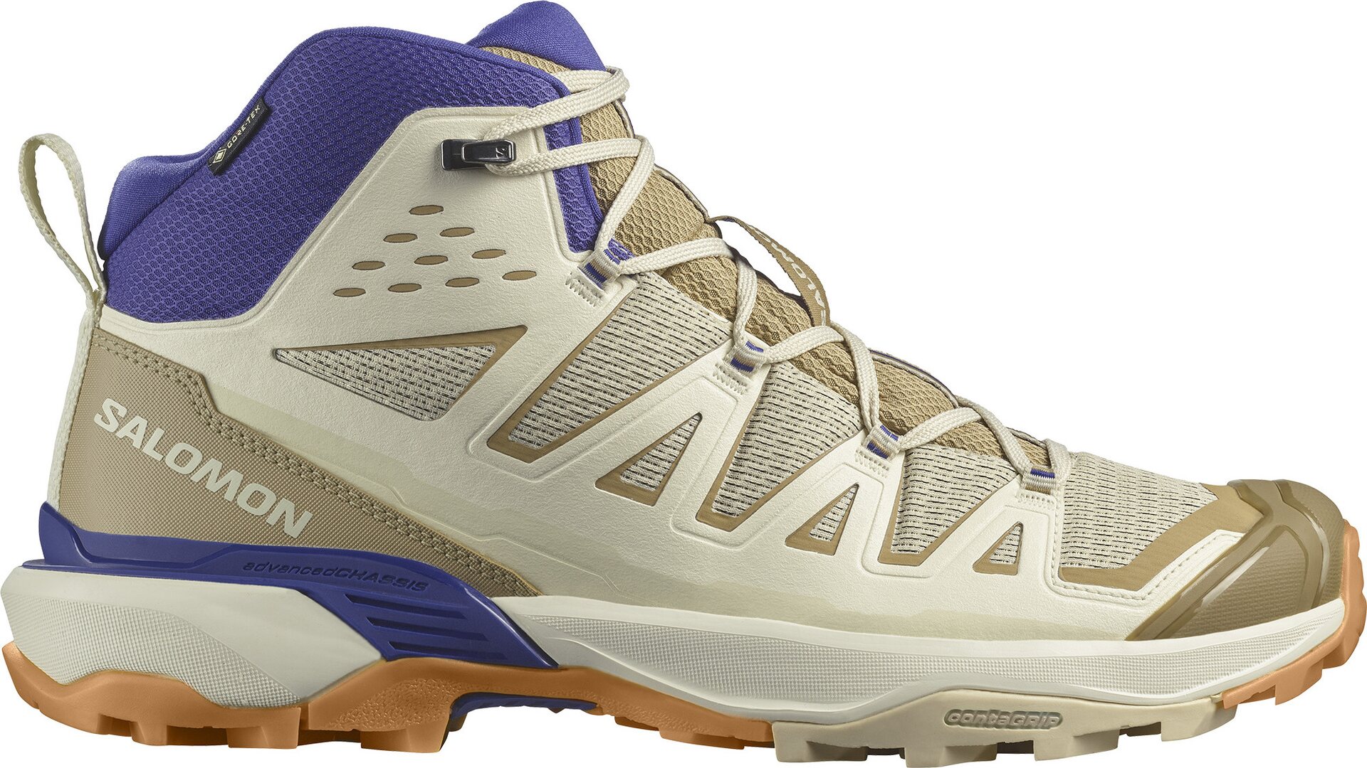 Salomon X Ultra 360 Edge Mid GTX Mens Bleached Sand / Kelp / Spectrum Blue