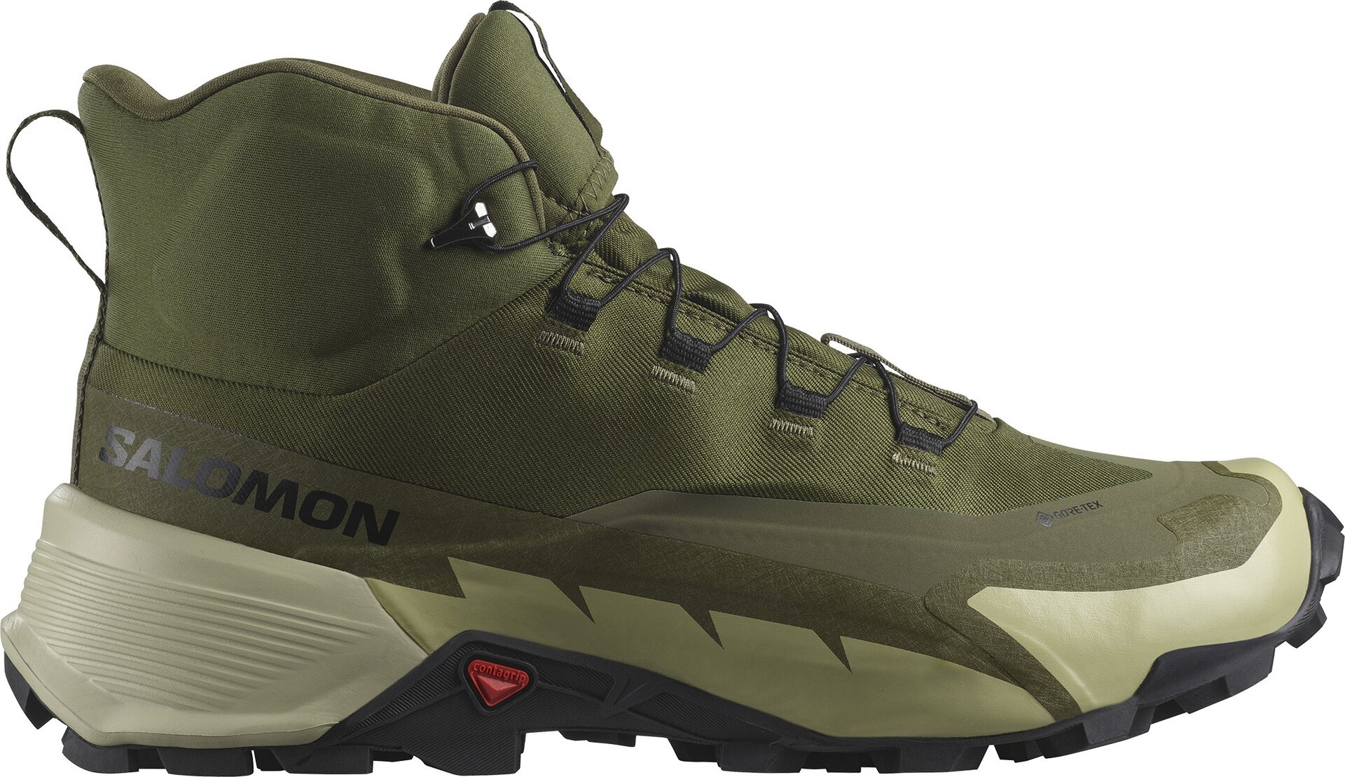 Salomon Cross Hike Mid GTX 2 Mens Olive Night/Moss Gray/Black