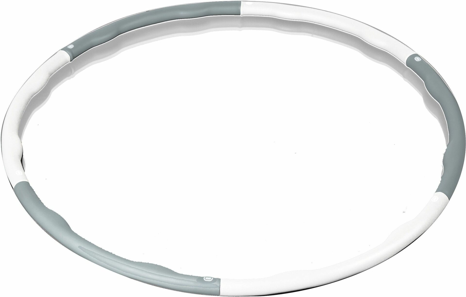 Gymstick 1,2kg Joined Hula Hoop - Hulavanne Grey-White
