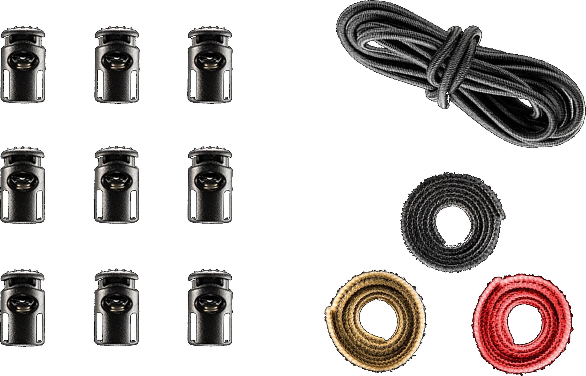 FROG.PRO Multi Purpose Organizer Accessories Kit 2 Black / Red / Coyote 498