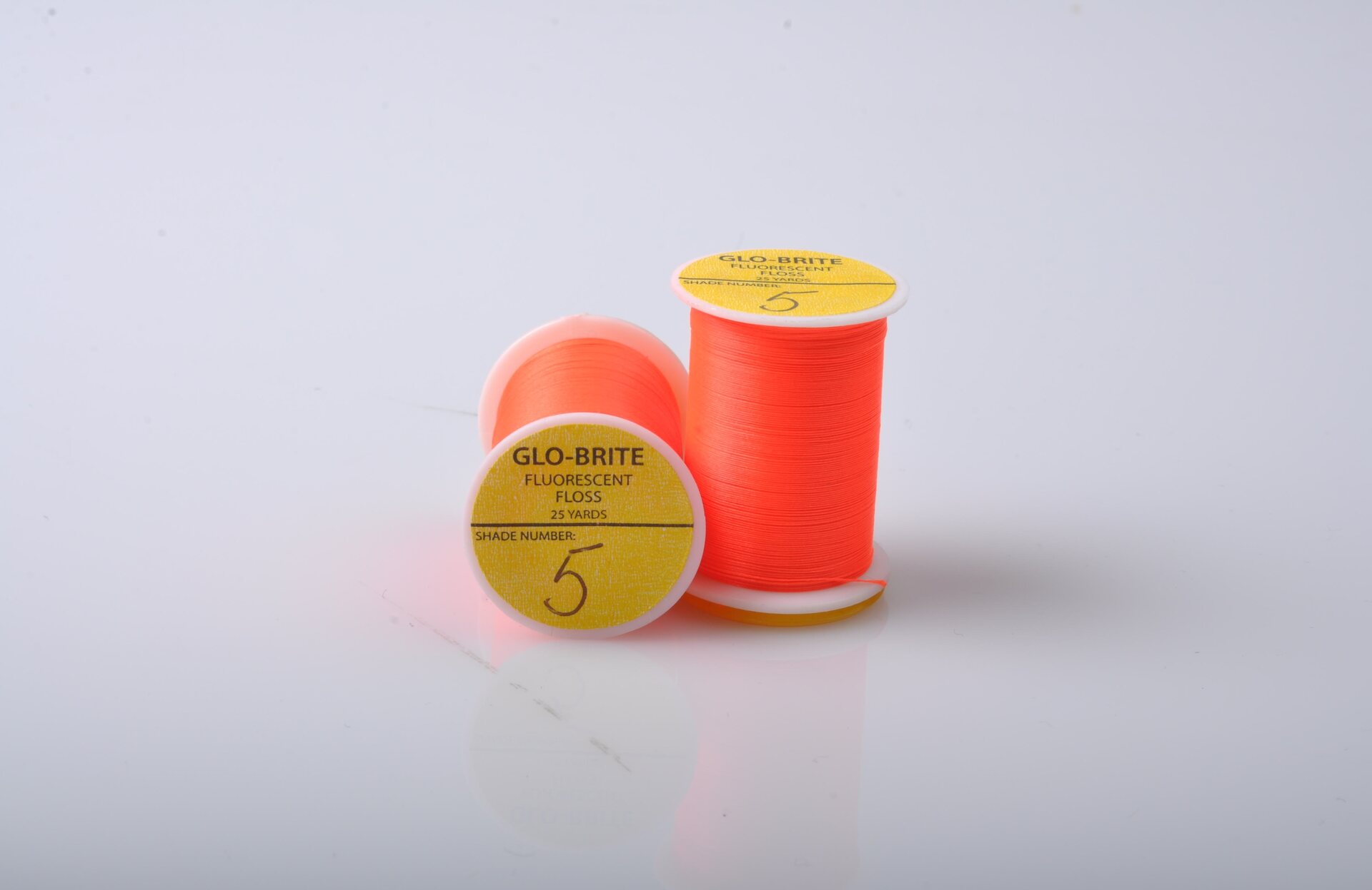 Veniard Glo-Brite floss 100yd No. 05 Fire Orange