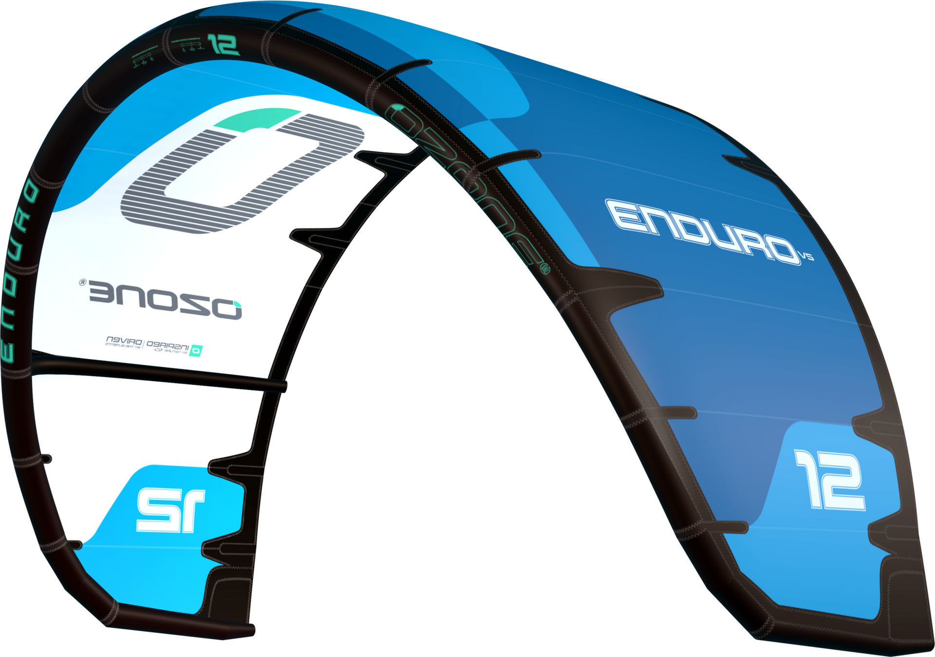 Ozone Enduro V5 Kite Only 14m² Marine Blue/Light Blue/White