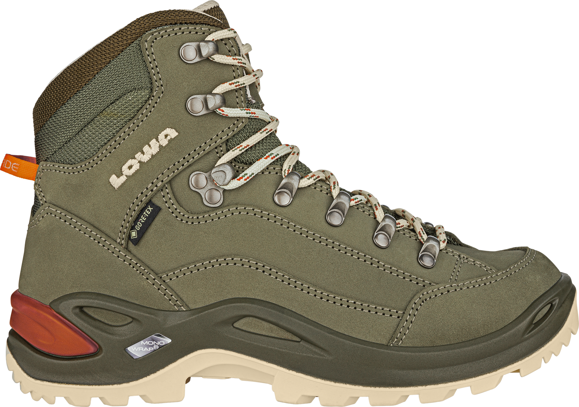 Lowa Renegade GTX Mid Womens Grey Green / Panna