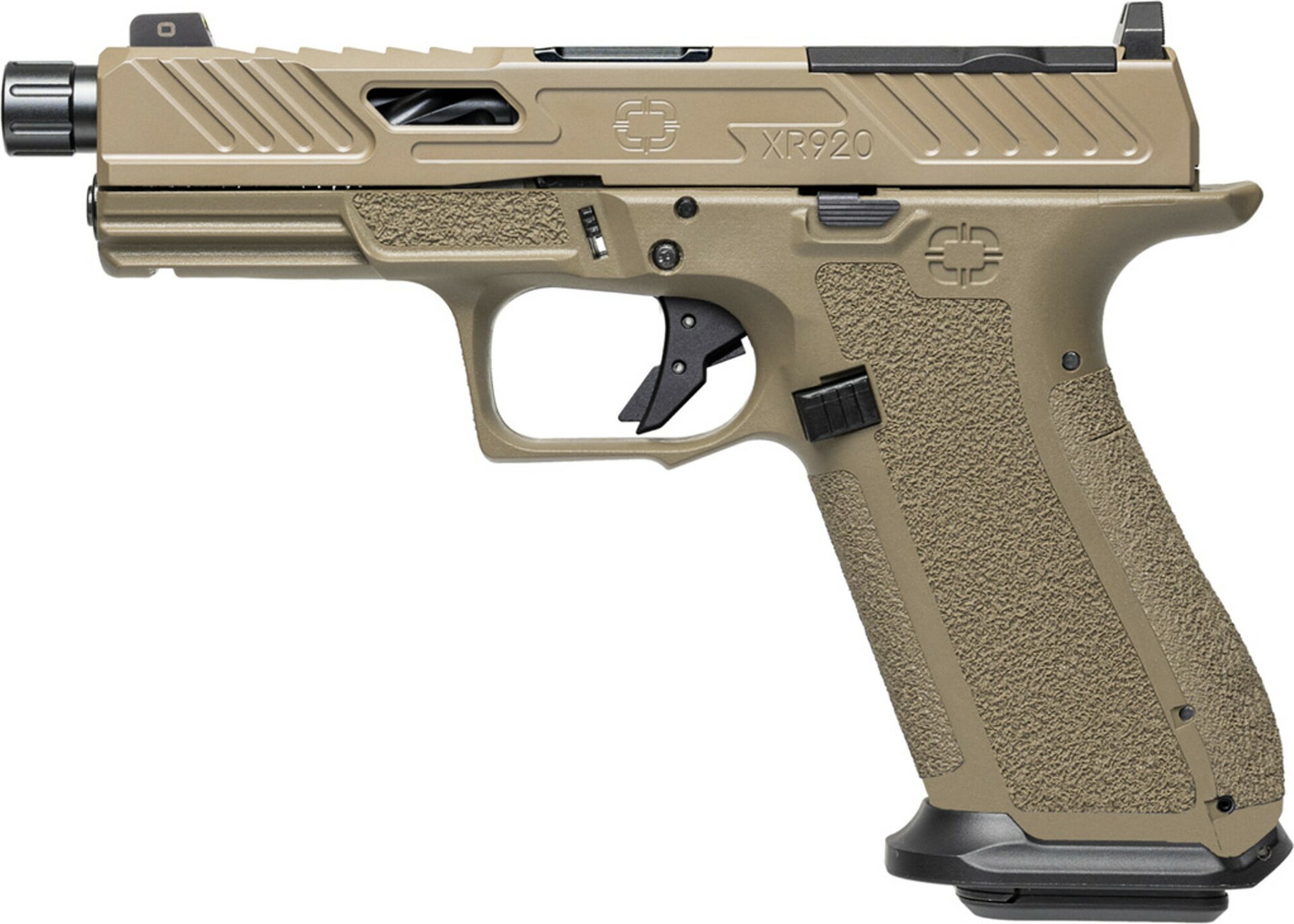 Shadow Systems XR920 Elite, FDE Frame, Threaded barrel. DLC Barrel