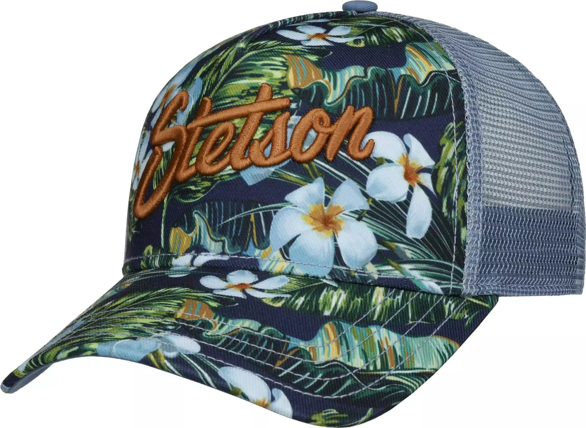 Stetson Trucker Cap Hawaii Flower
