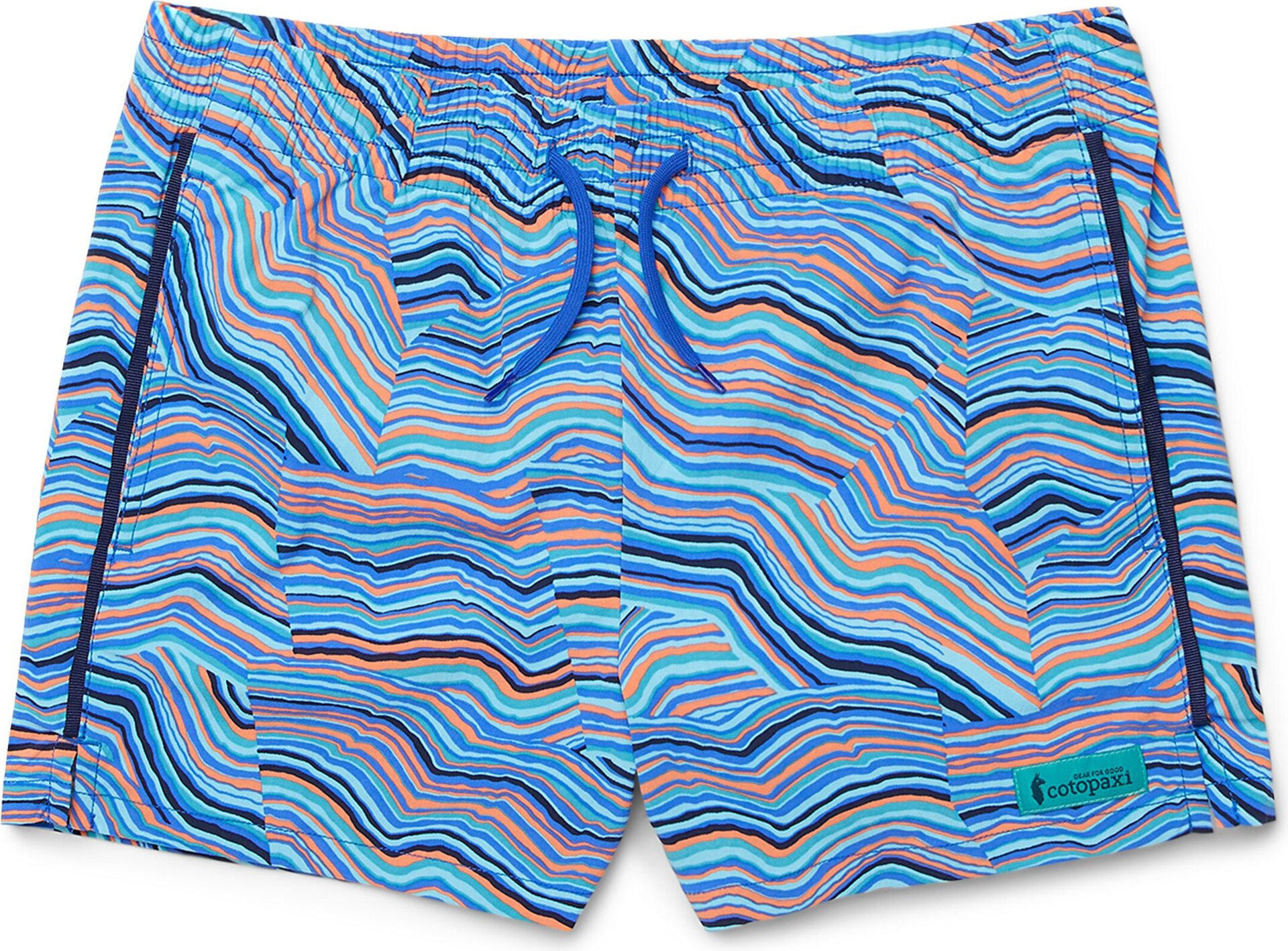 Cotopaxi Brinco Short Print Womens Scuba Blue / Hot Punch