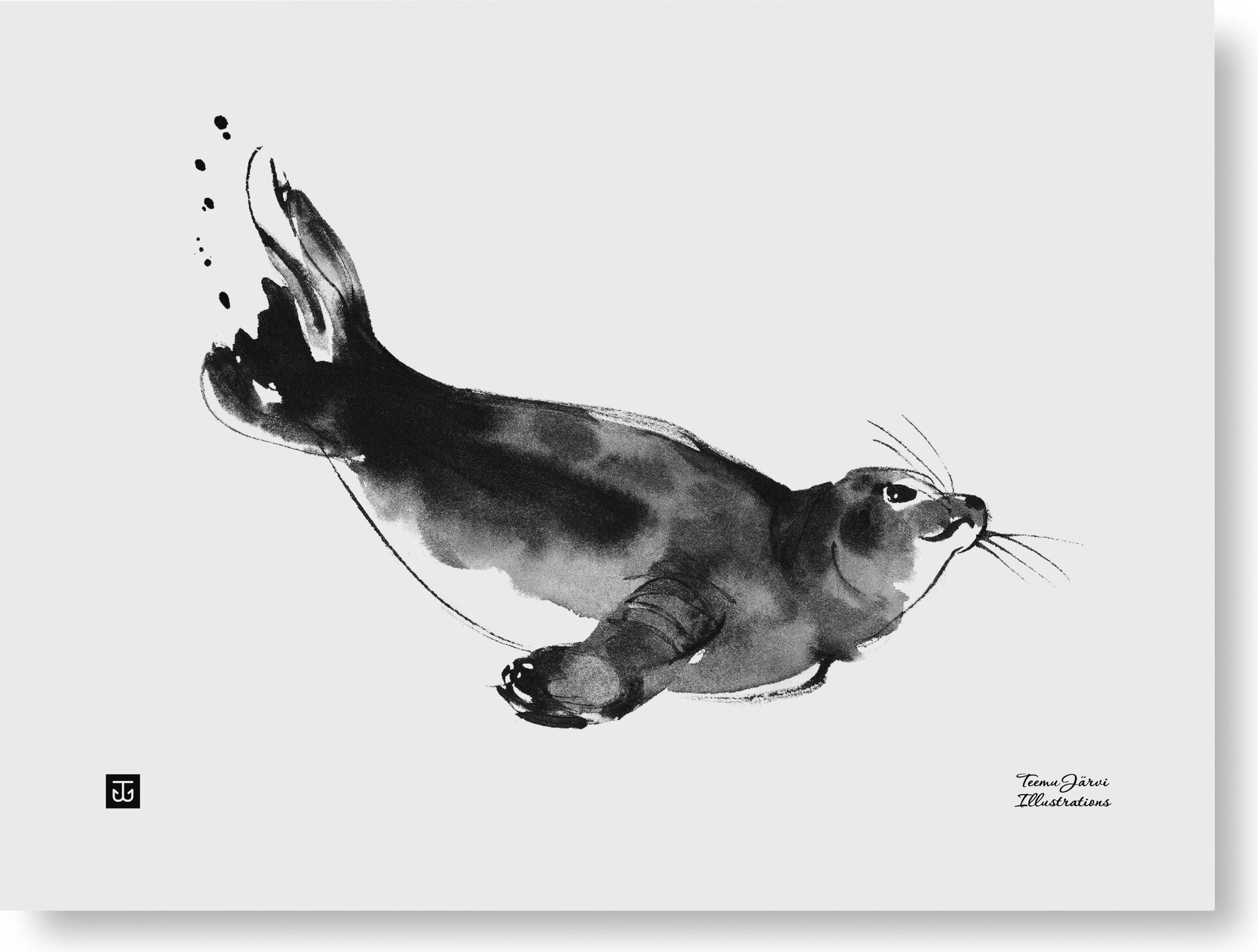 Teemu Järvi Paper Poster Small, 30 x 40 cm Seal