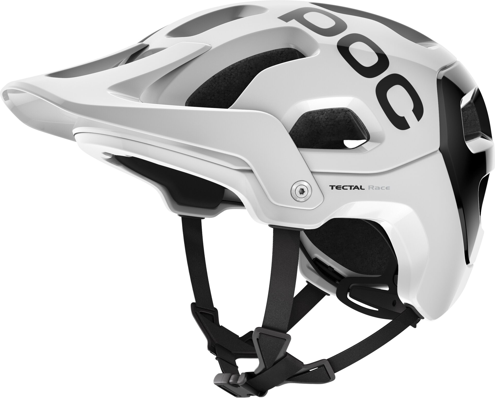 POC Tectal Race Hydrogen White/Uranium Black