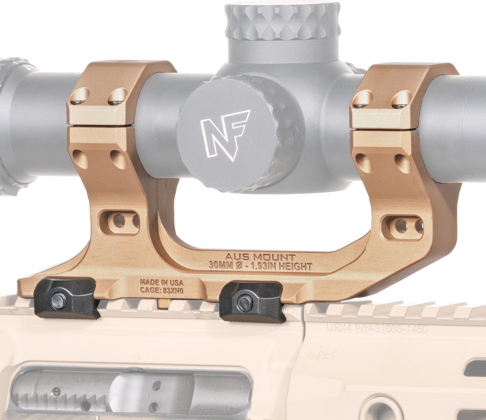 Reptilia AUS™ MOUNT – 1,93" Height FDE