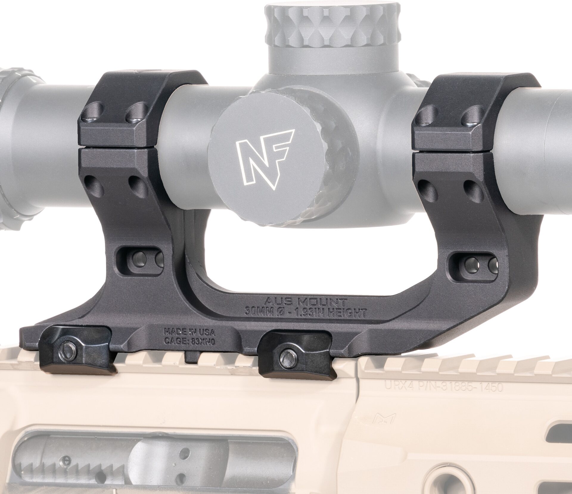 Reptilia AUS™ MOUNT – 1,93" Height Black