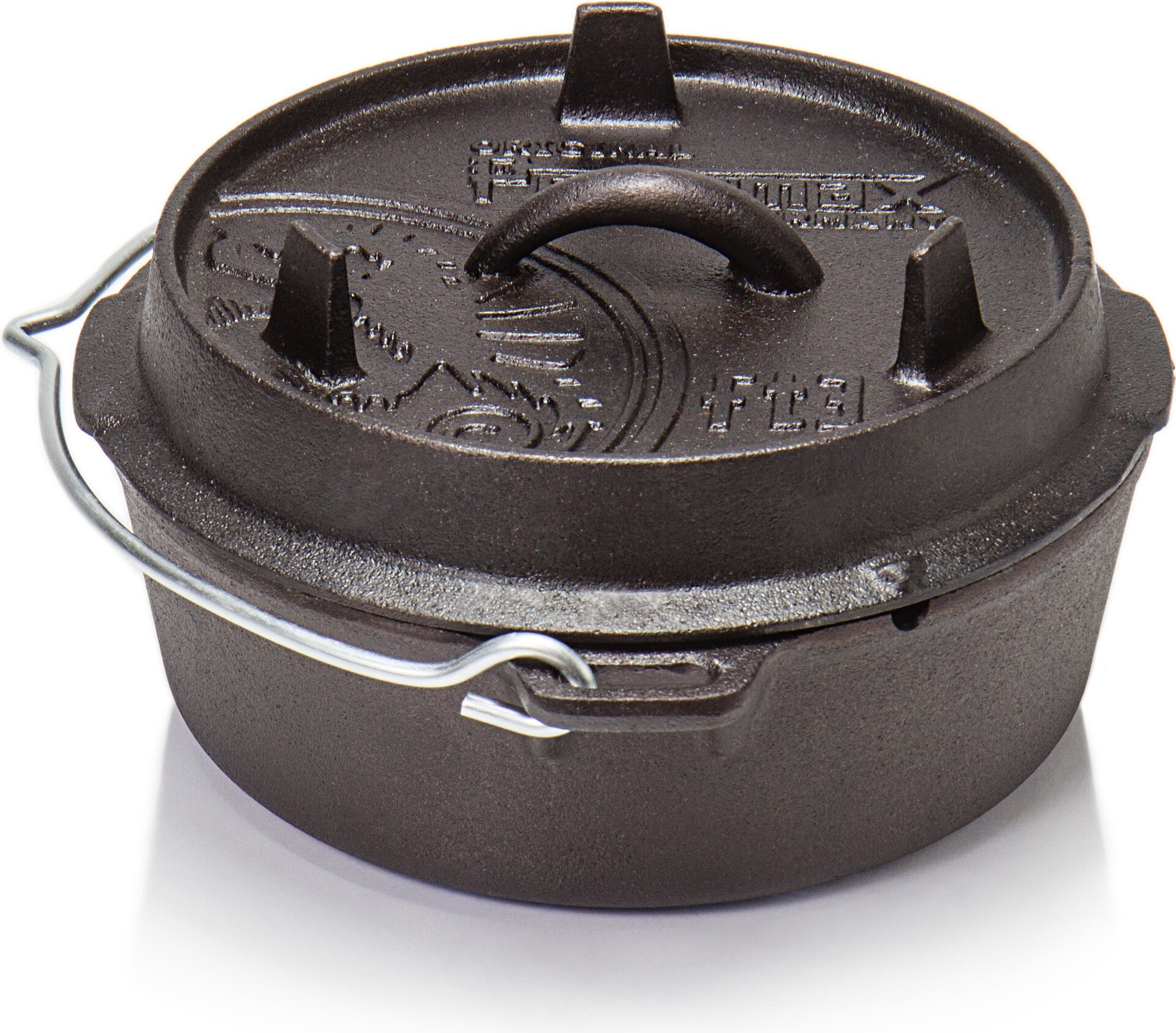 Petromax Dutch Oven with Flat base Ft3 (1.6 l)