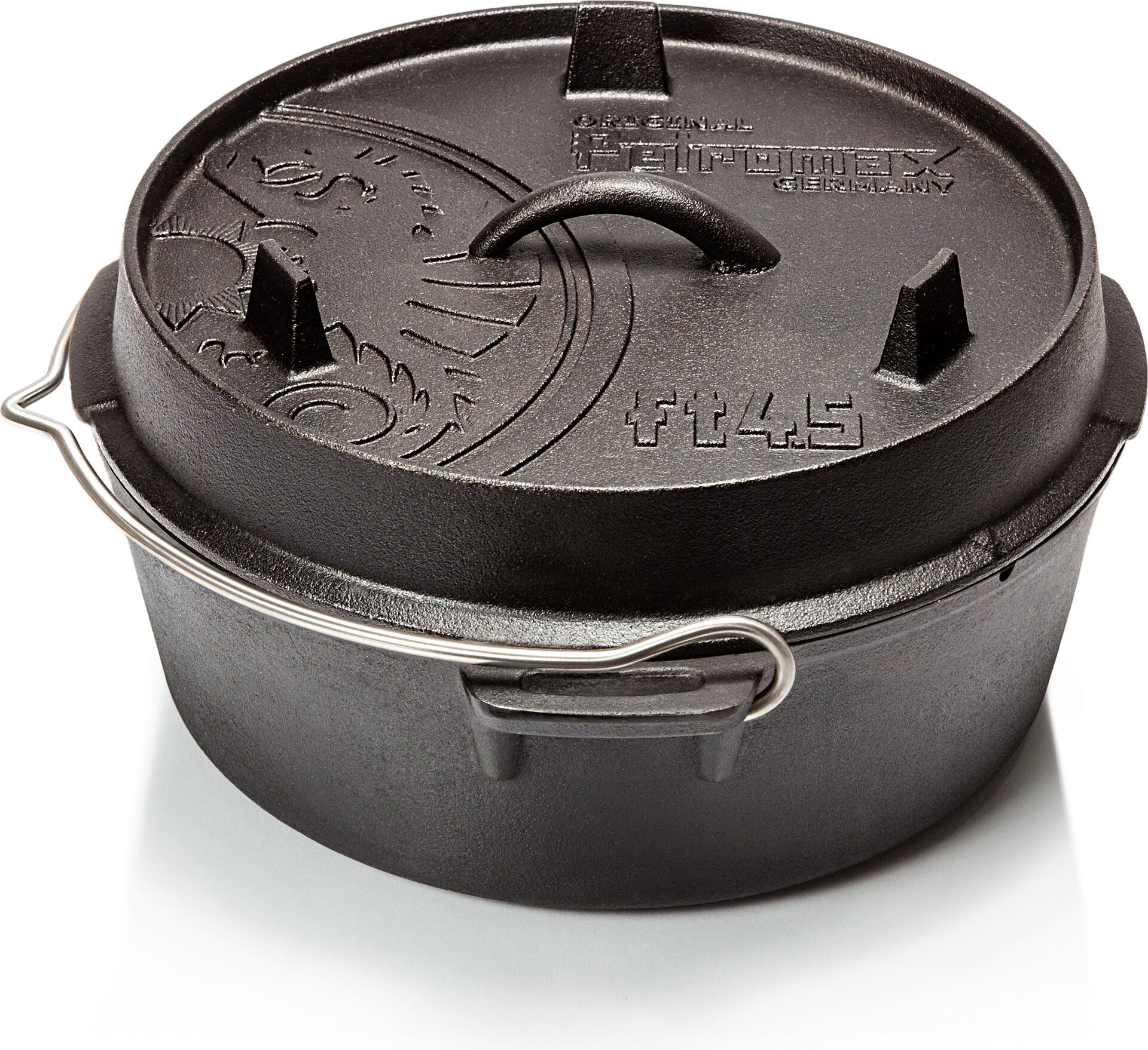Petromax Dutch Oven with Flat base Ft4.5 (3.5 l)