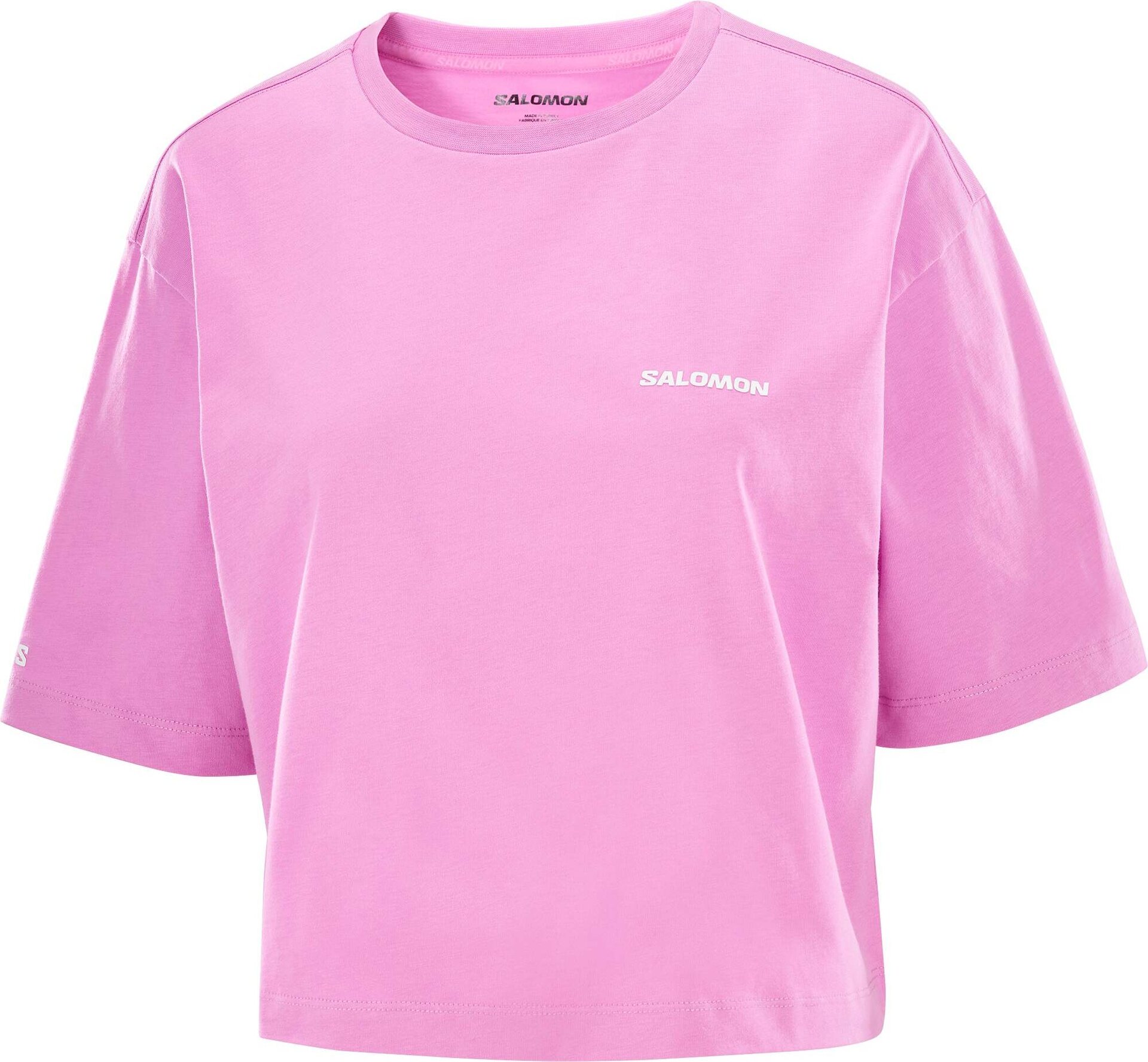 Salomon Logo Short Tee Womens Cyclamen