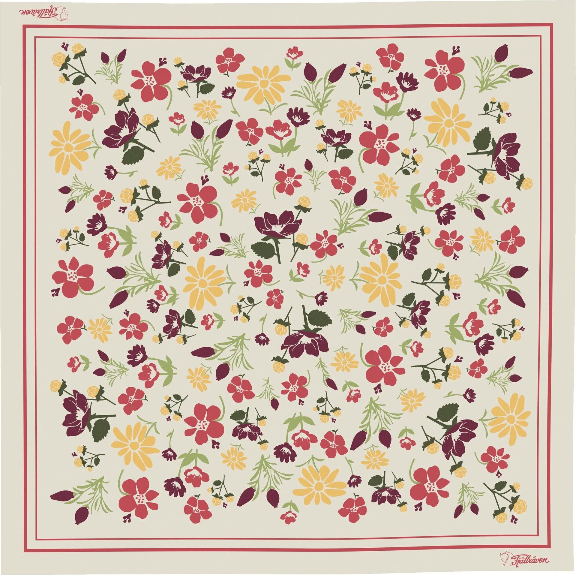 Fjällräven Fjällblomster Bandana Chalk White
