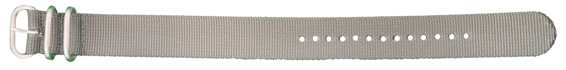 Traser 3-ring Zulu Strap, 22mm Grey / P65 Police 105747