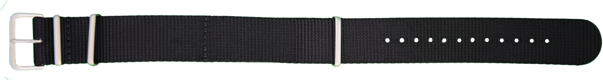 Traser Nato strap 22mm Black /w stainless hardware 105721