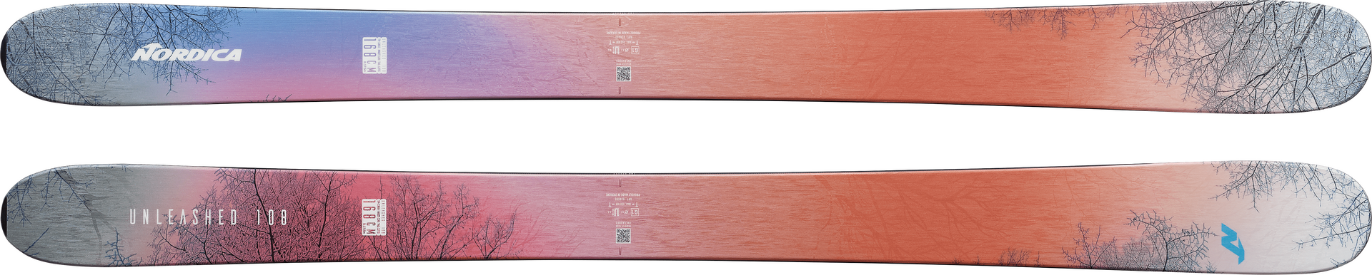 Nordica Unleashed 108 (Flat) Orange / Violet