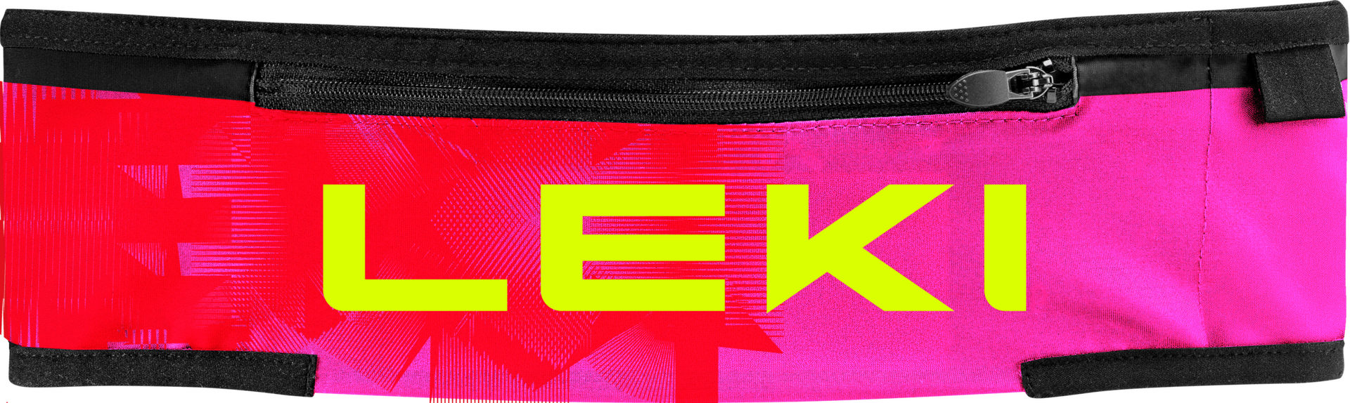 LEKI Trail Running Pole Belt Neonpink - Bright Red - Neonyellow
