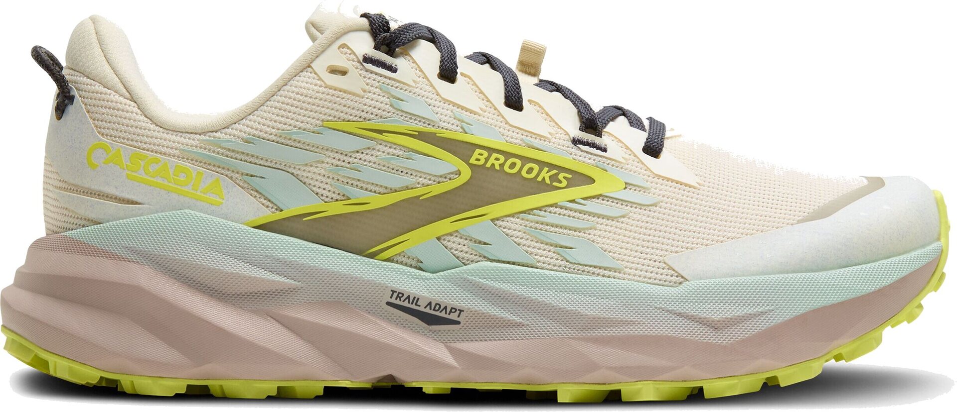 Brooks Cascadia 19 Womens Coconut / Misty Blue / Ebony