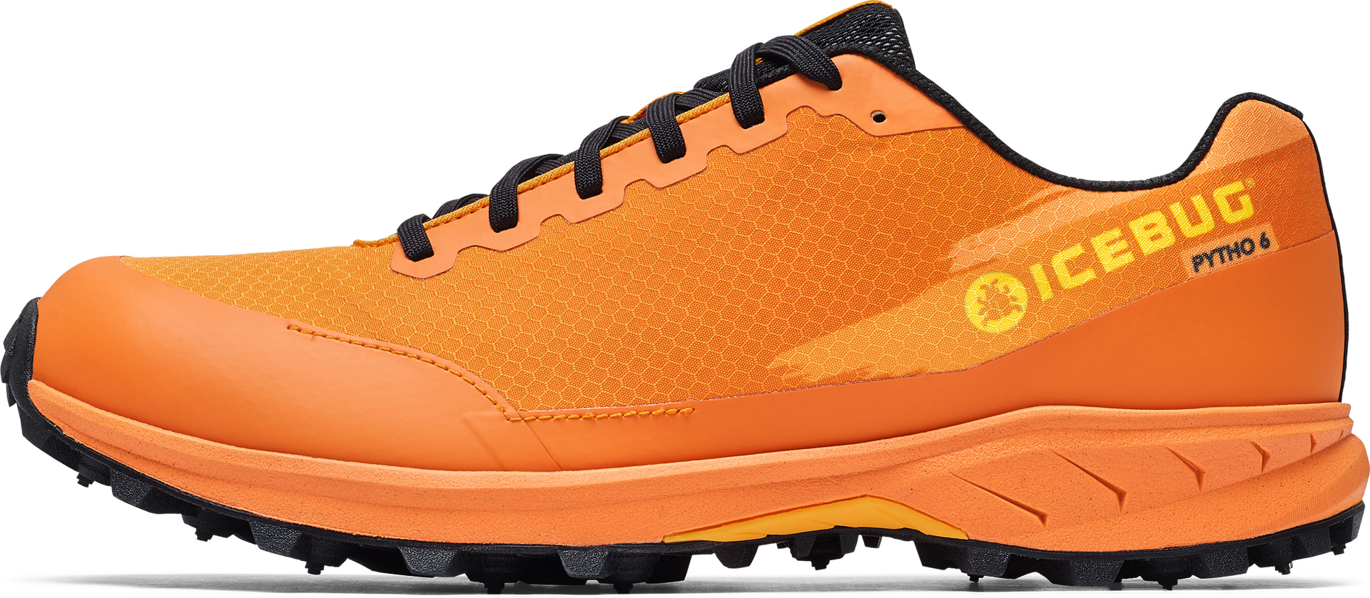 Icebug Pytho6 BUGrip Mens Mango/Black