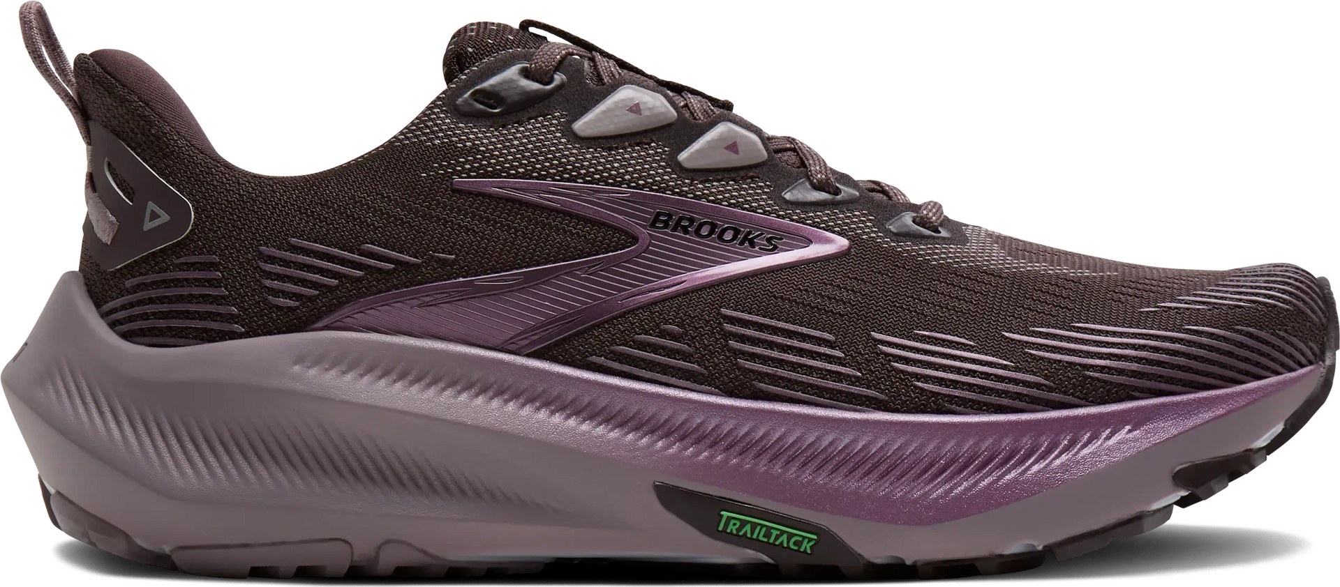 Brooks Ghost Trail Womens Raisin/Purple/Metallic
