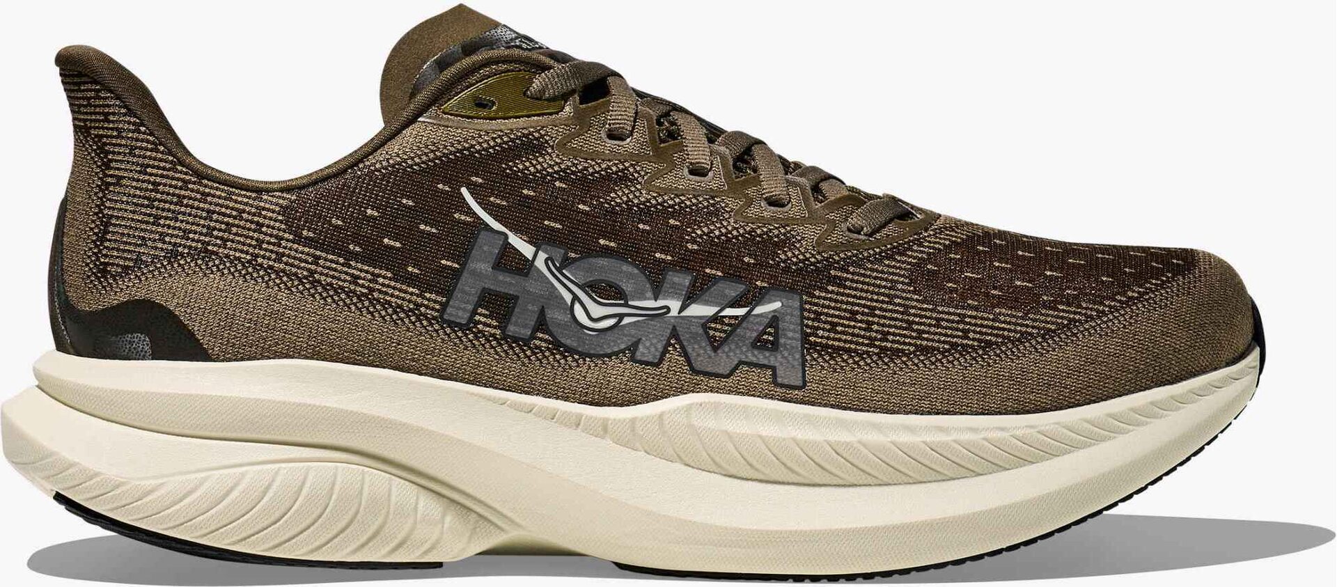 Hoka Mach 6 Mens Antique Olive/Truffle Salt