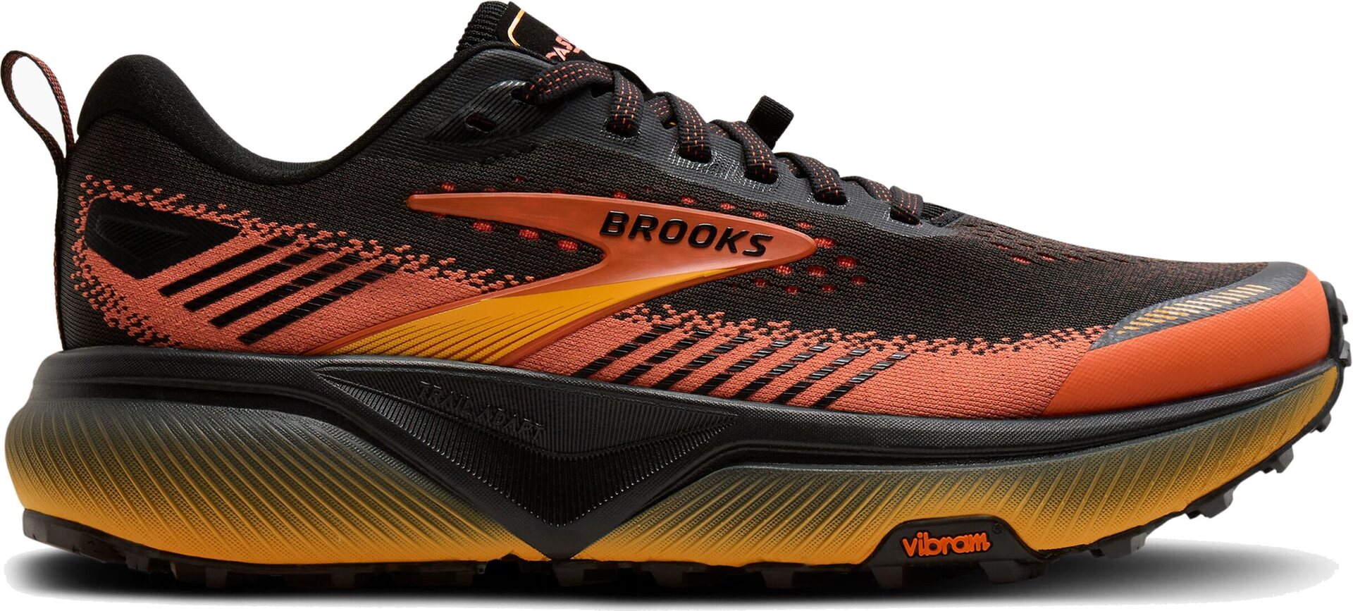 Brooks Cascadia 20 Mens Black/Tigerlily/Orange