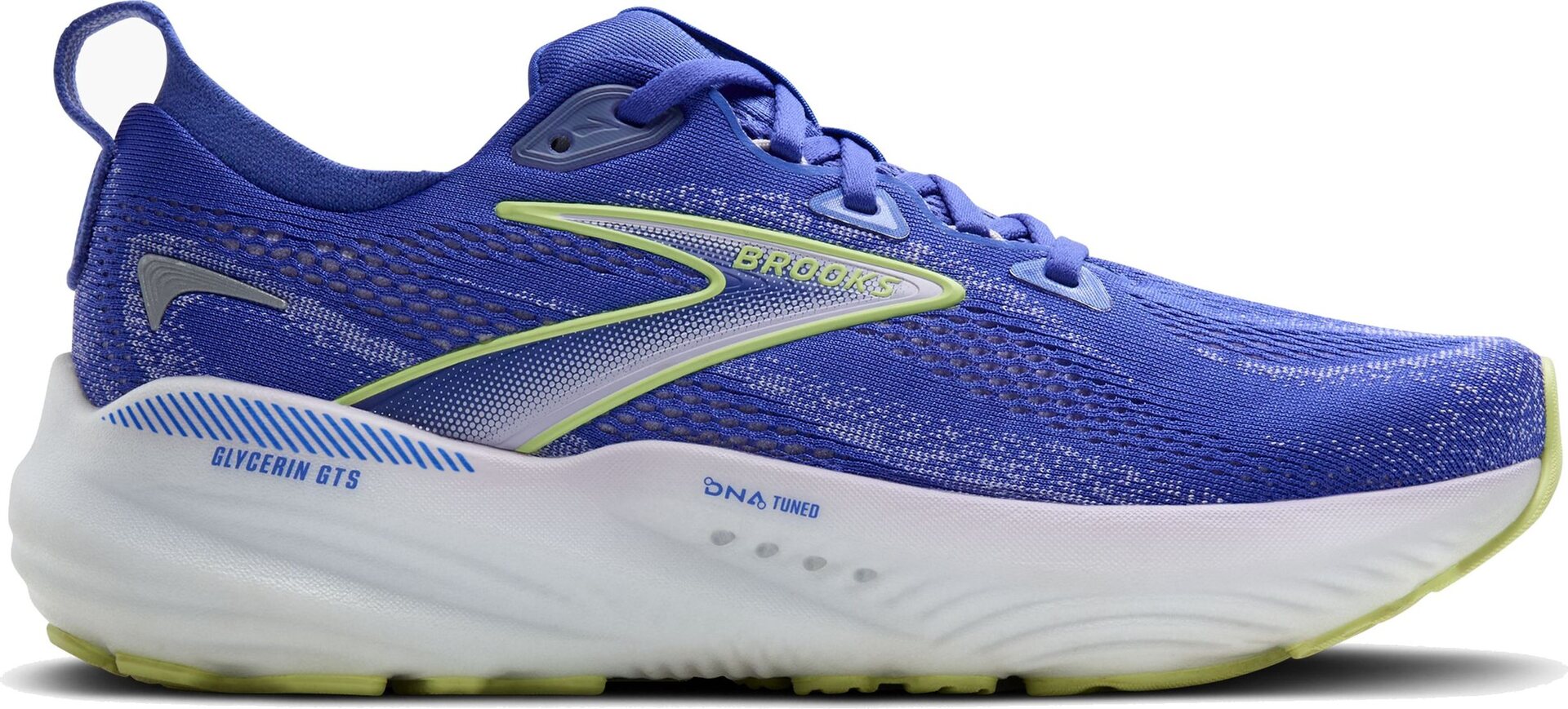 Brooks Glycerin GTS 22 Womens Amparo Blue/Hyper Iris/Yellow