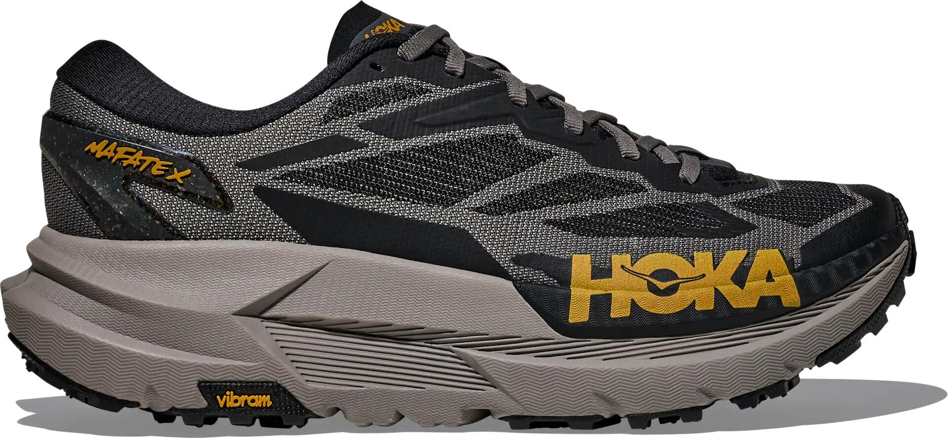 Hoka Mafate X Mens Black / Cement