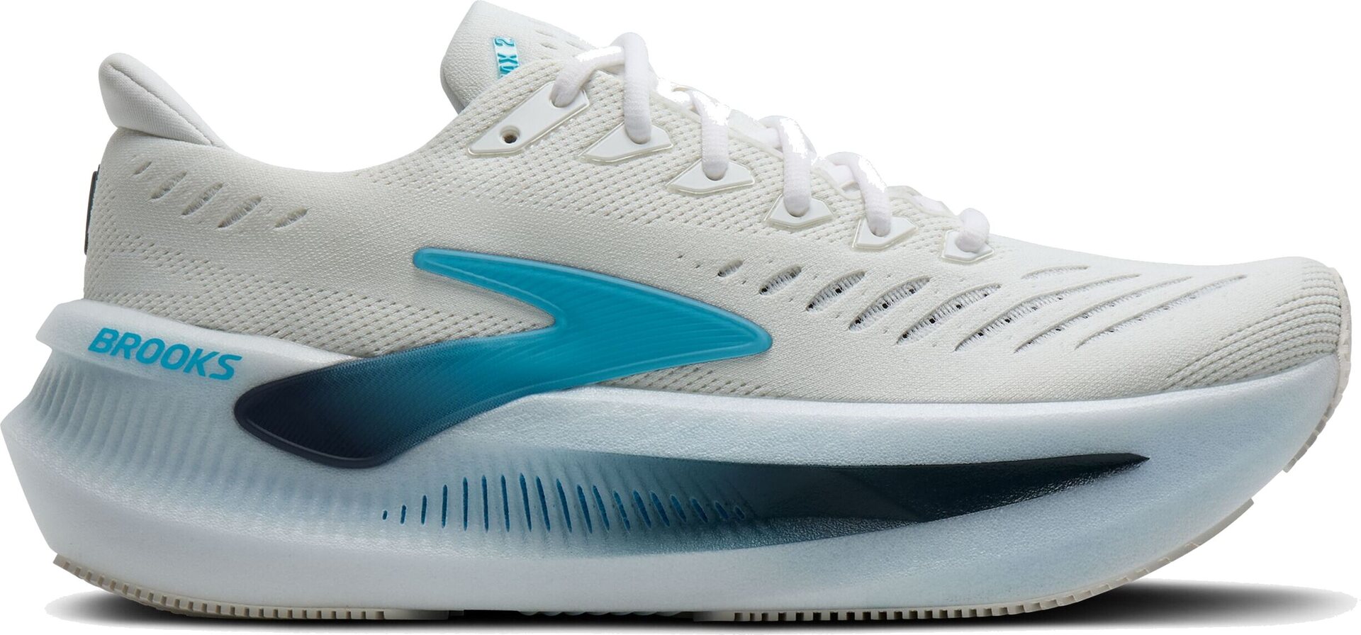 Brooks Glycerin Max 2 Mens White/Blue/Spellbound