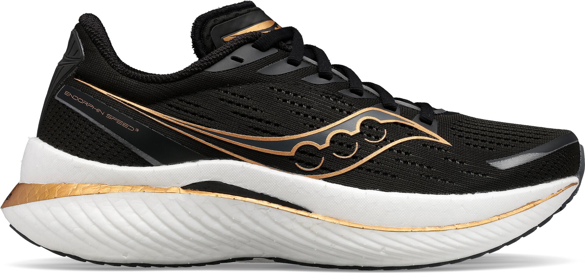 Saucony Endorphin Speed 3 Womens Black/Goldstruck