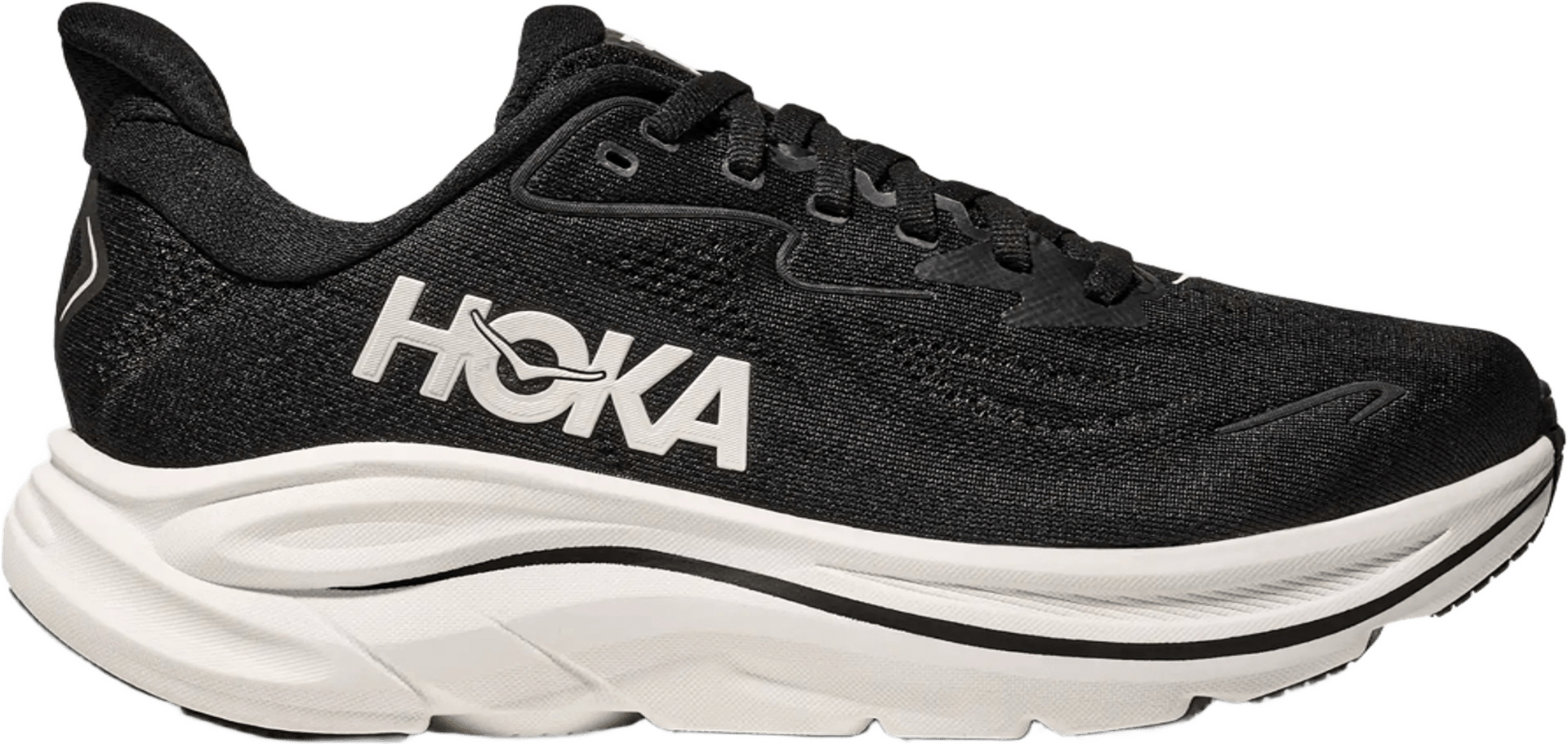 Hoka Clifton 10 Wide Womens Black/White