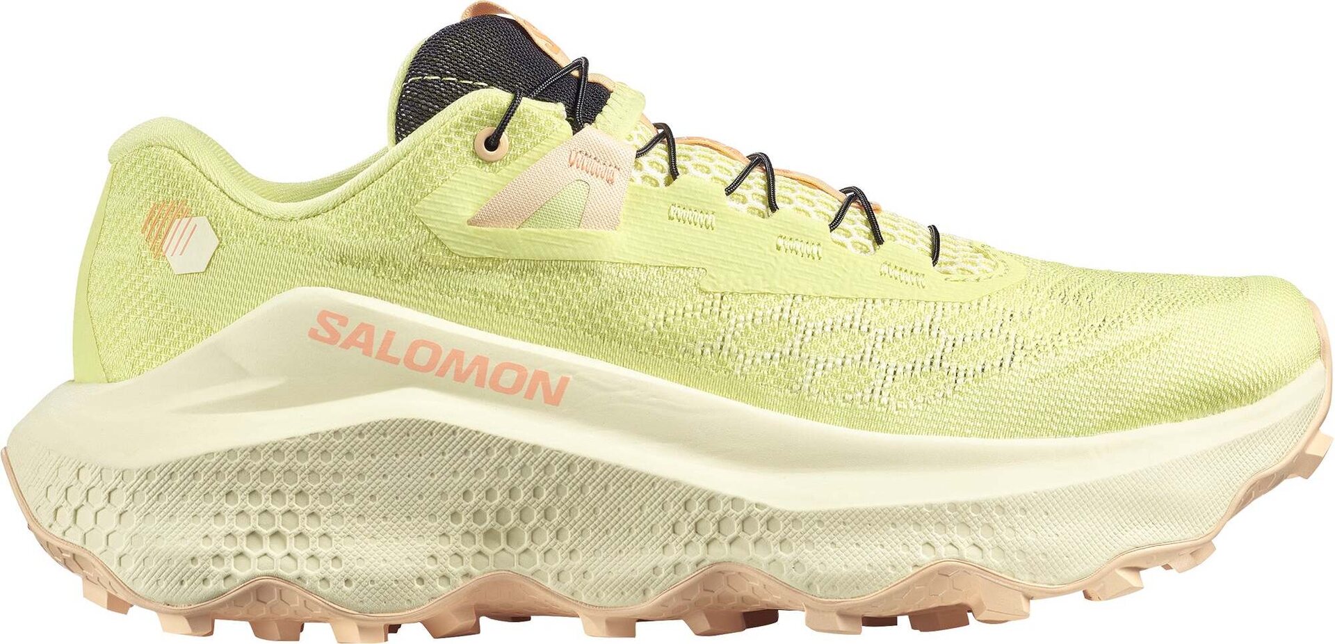 Salomon Ultra Glide 4 Womens Sunny Lime/Transparent Yellow/Almond Cream