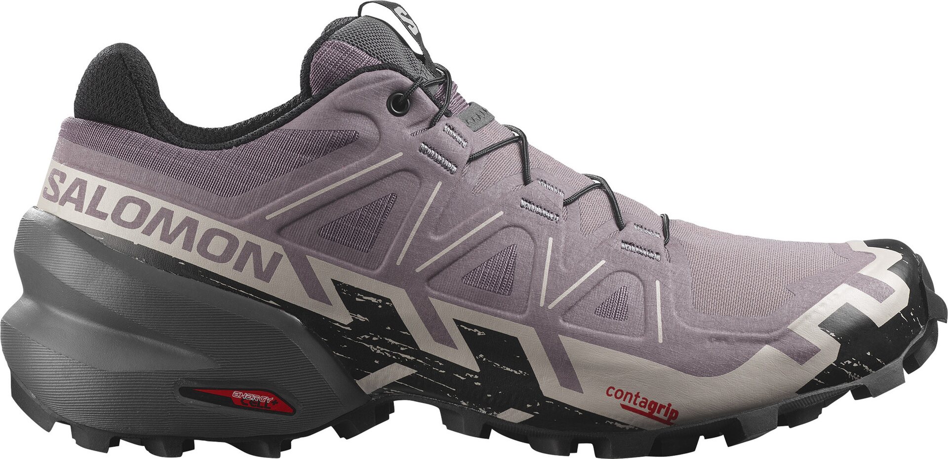 Salomon SpeedCross 6 Wide Womens Moonscape/Black/Ashes Of Roses